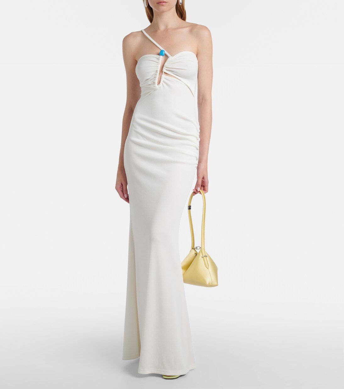  Robe longue Crystal Pin Cutaway à ornements  | Christopher Esber