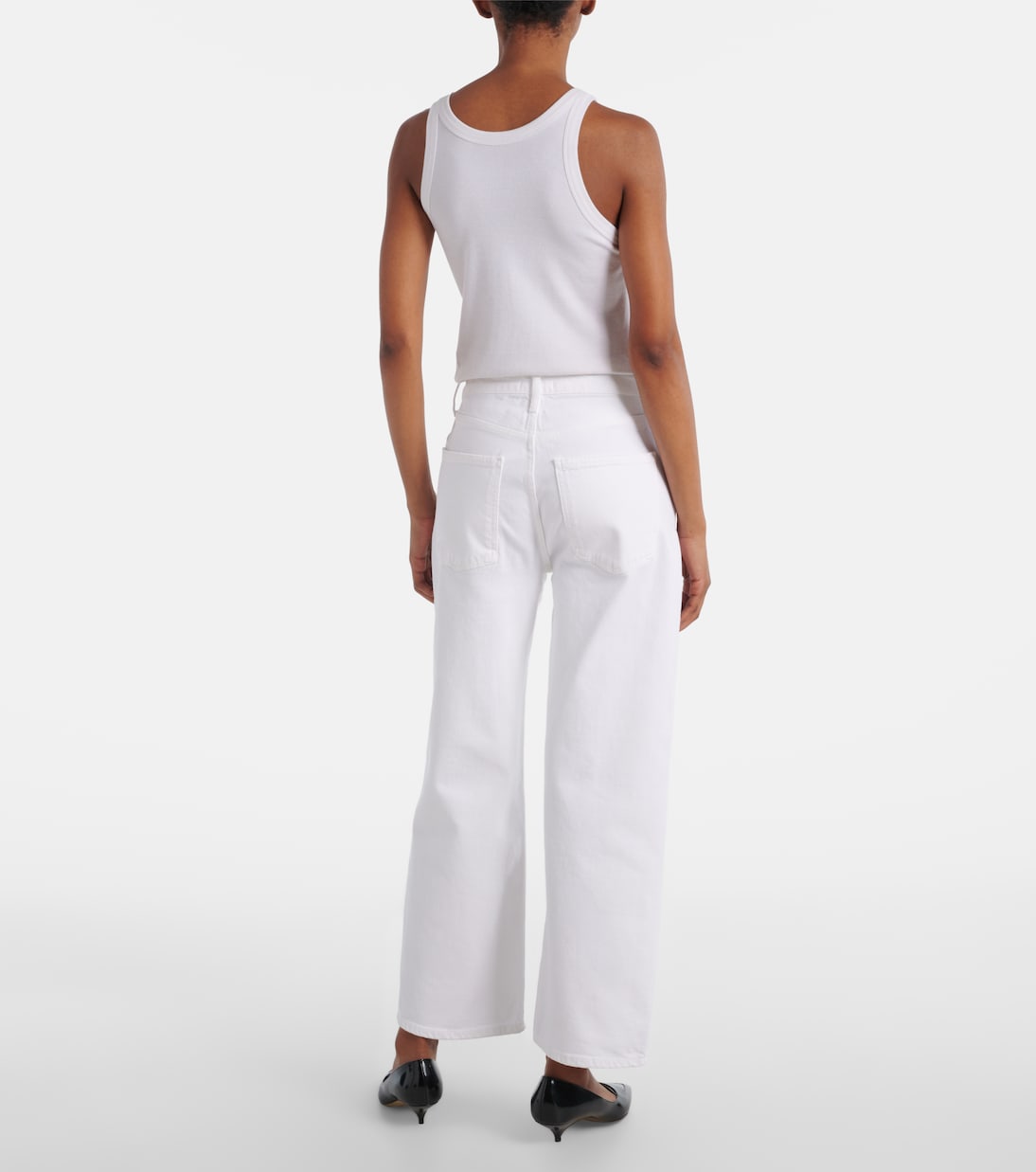 Jeans a gamba larga Harper Crop | Agolde