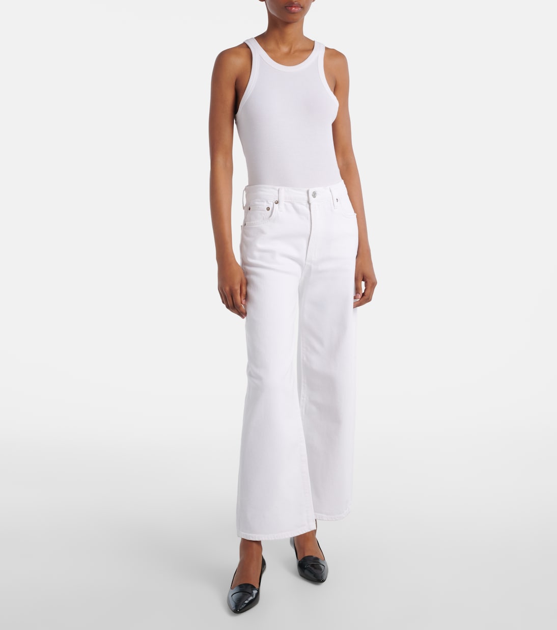 Jeans a gamba larga Harper Crop | Agolde