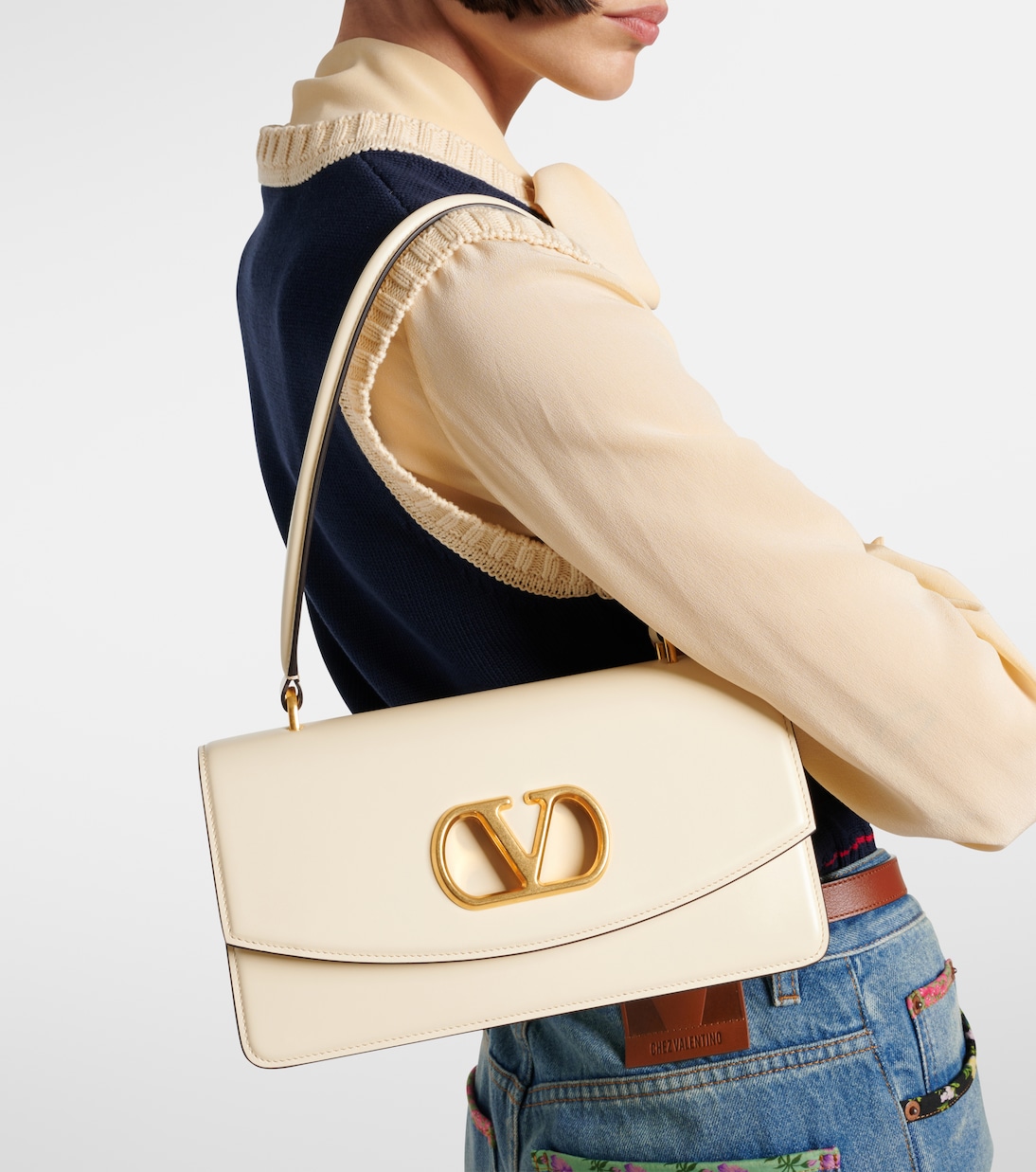 Borsa Vain VLogo in pelle | Valentino Garavani