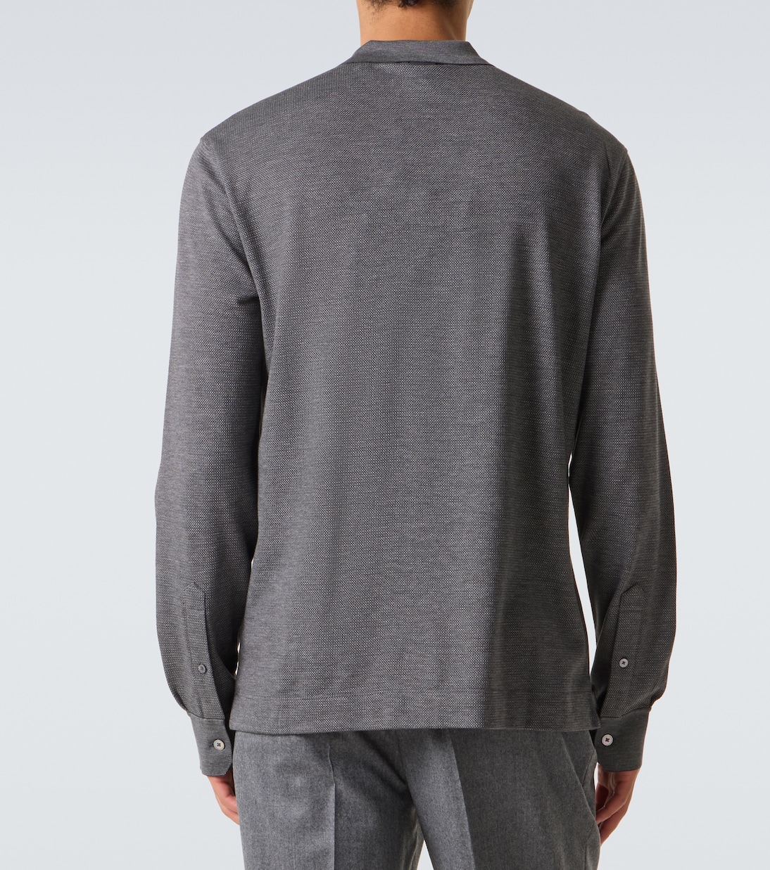 Cotton and silk polo shirt | Zegna