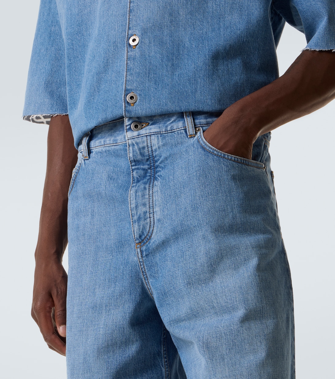 Anagram denim shorts | Loewe