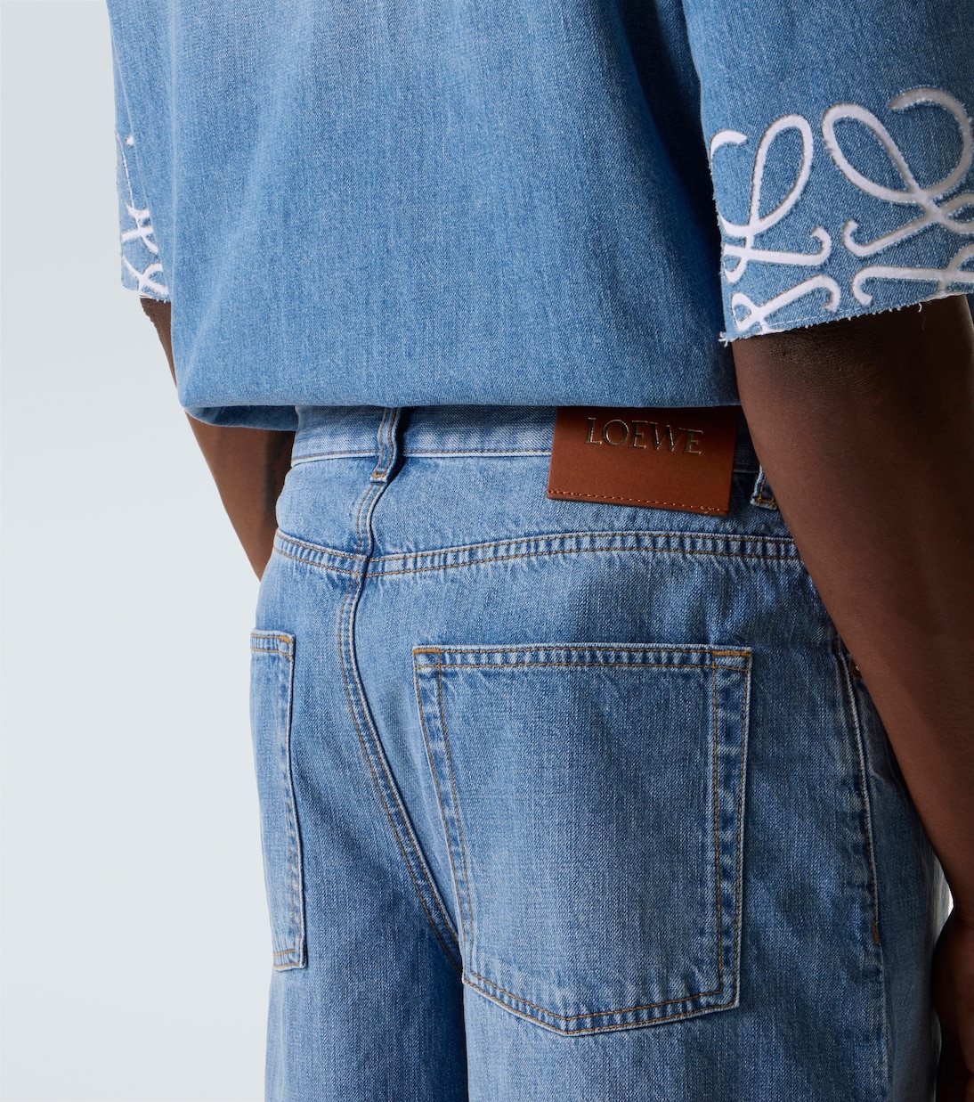 Anagram denim shorts | Loewe