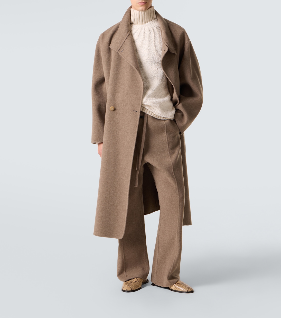 Snake-effect leather mules | Fear of God