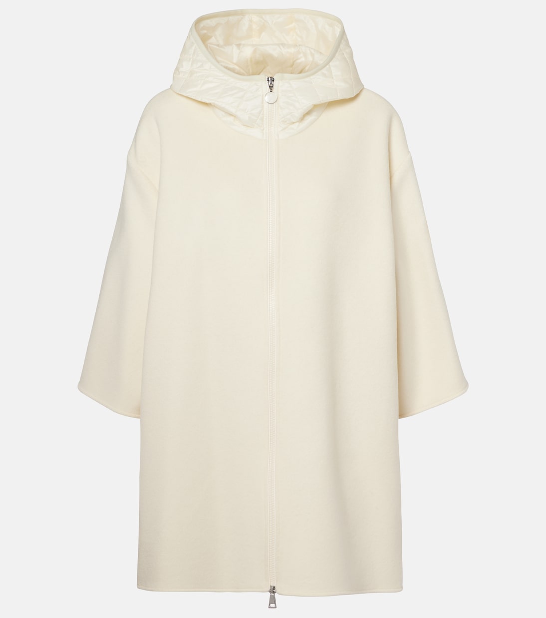 Logo wool-blend jacket | Moncler