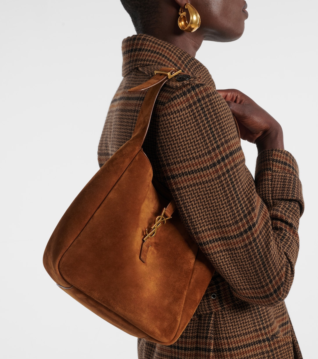 Le 5 à 7 Supple Small suede shoulder bag | Saint Laurent