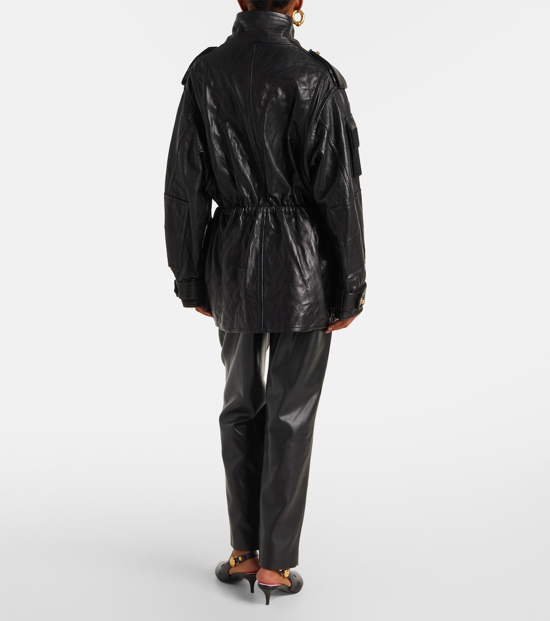 Parka aus Leder | Balmain