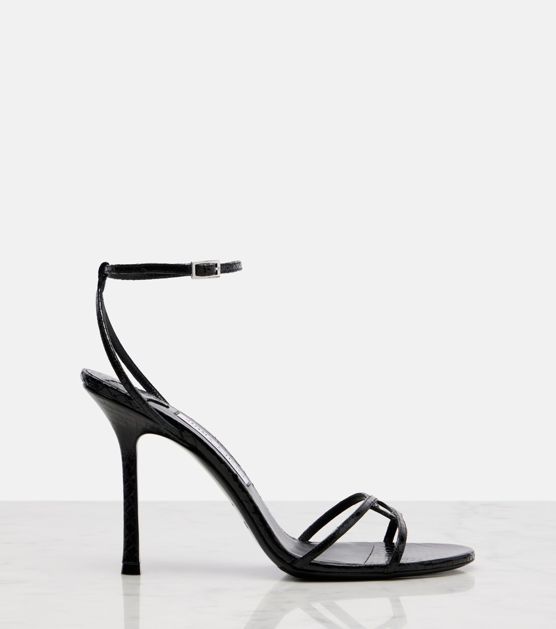 Leo 100 leather sandals | Jimmy Choo