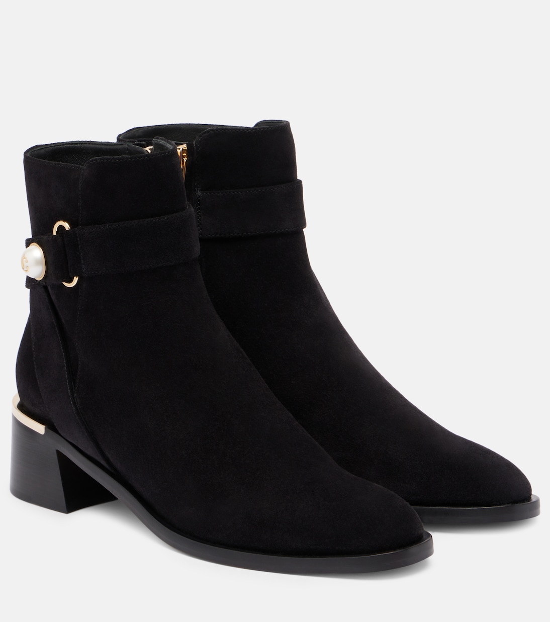 Ankle Boots Noor 45 aus Veloursleder | Jimmy Choo