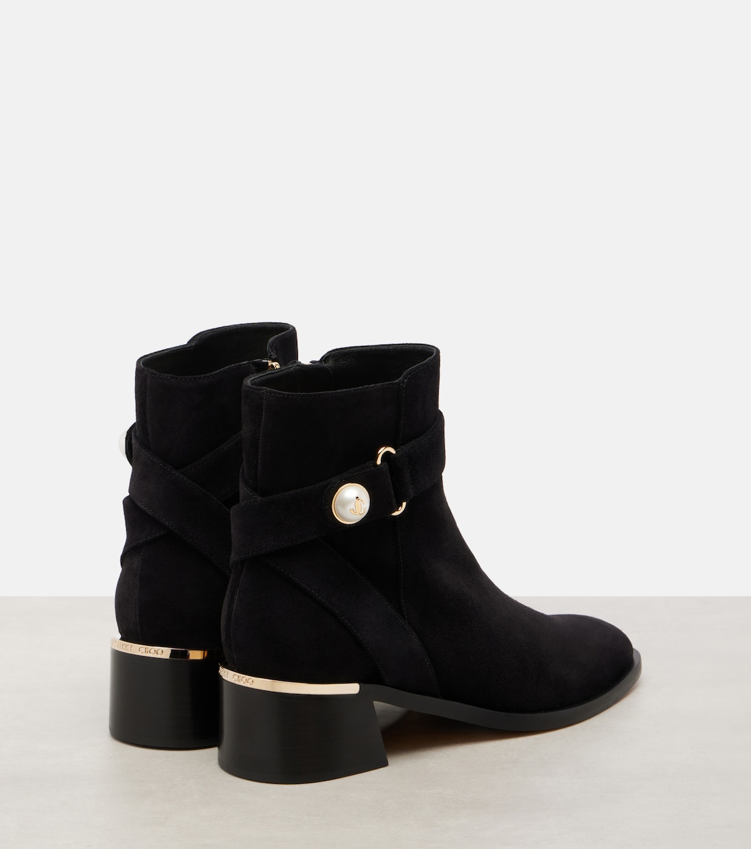 Ankle Boots Noor 45 aus Veloursleder | Jimmy Choo