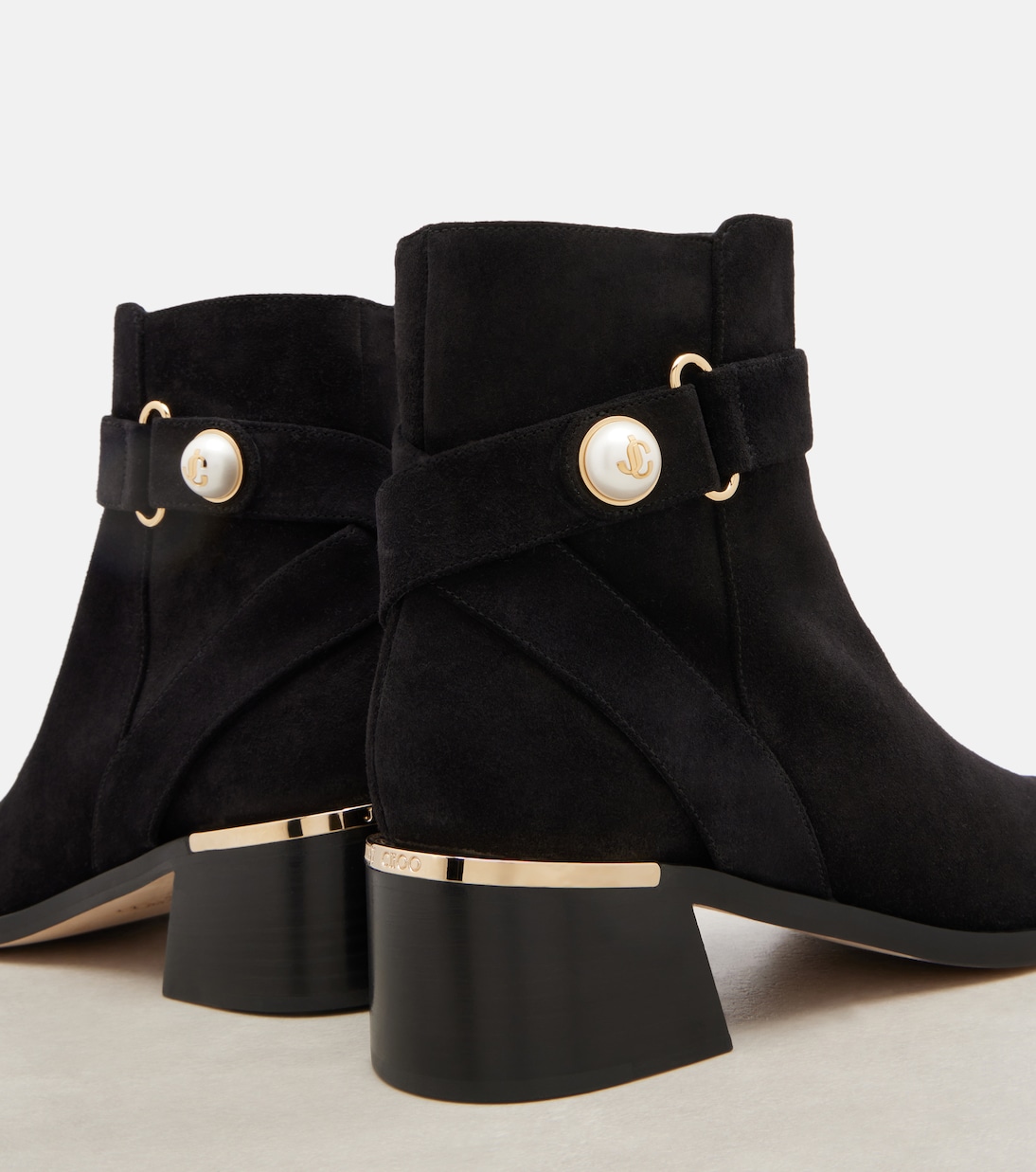 Ankle Boots Noor 45 aus Veloursleder | Jimmy Choo