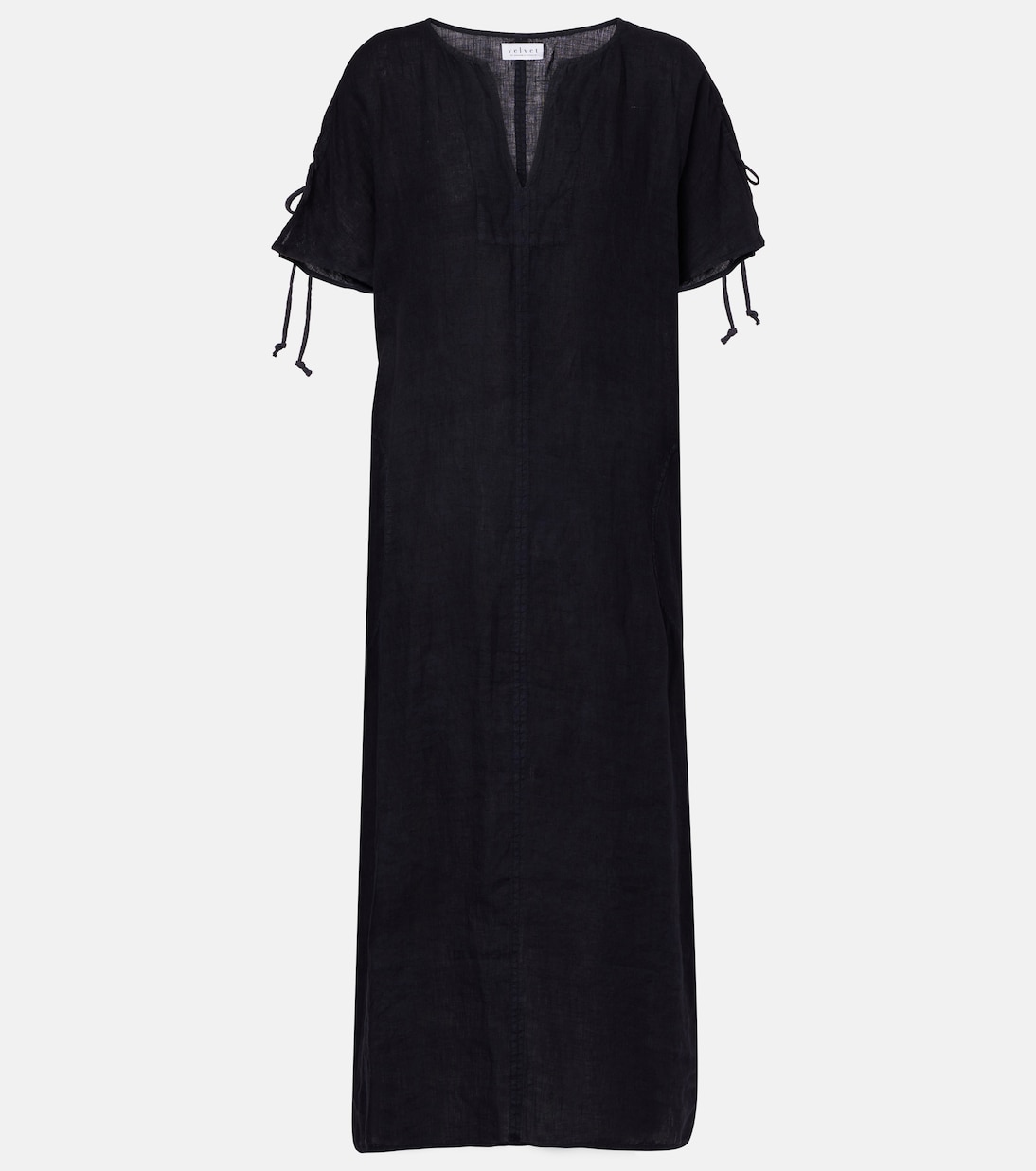 Midikleid Maeve aus Leinen | Velvet