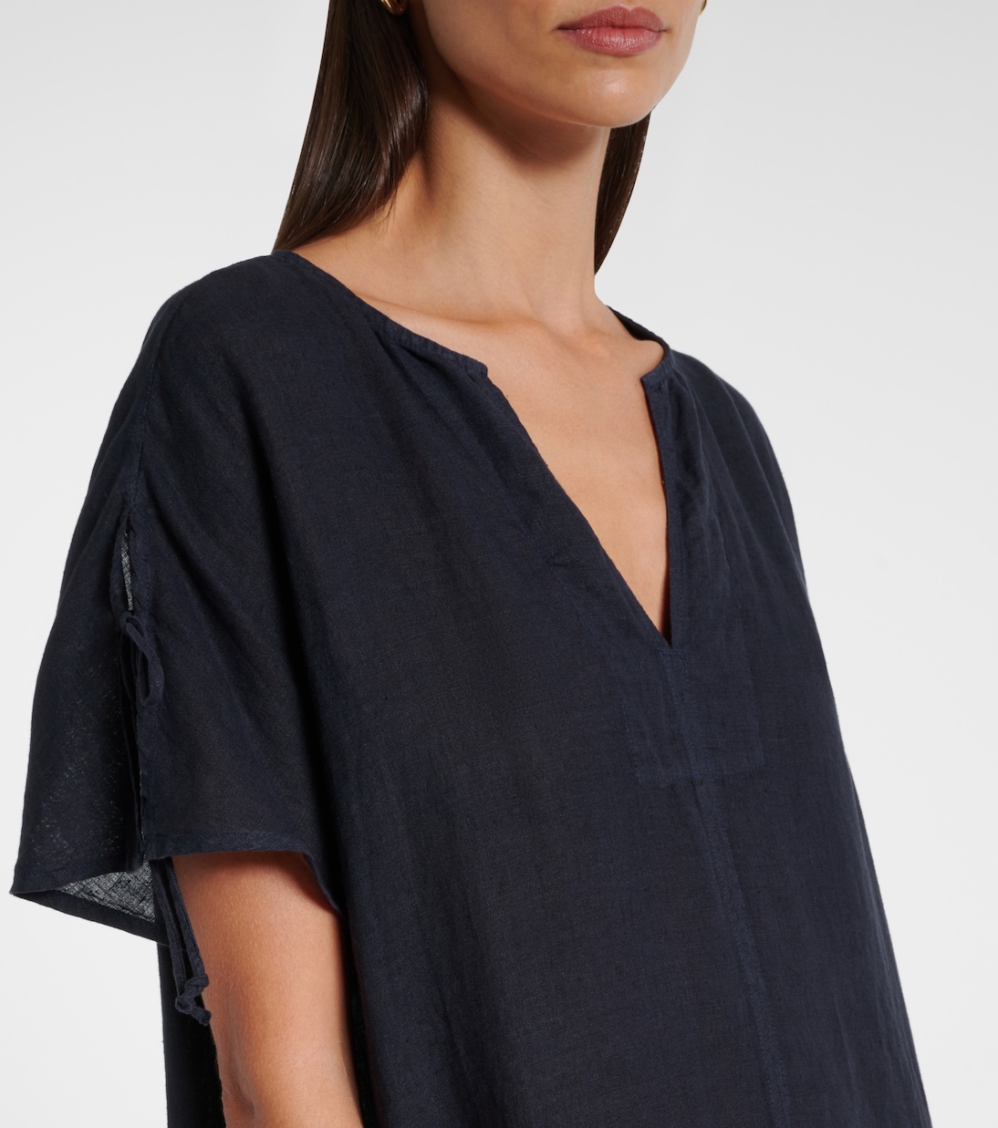 Midikleid Maeve aus Leinen | Velvet