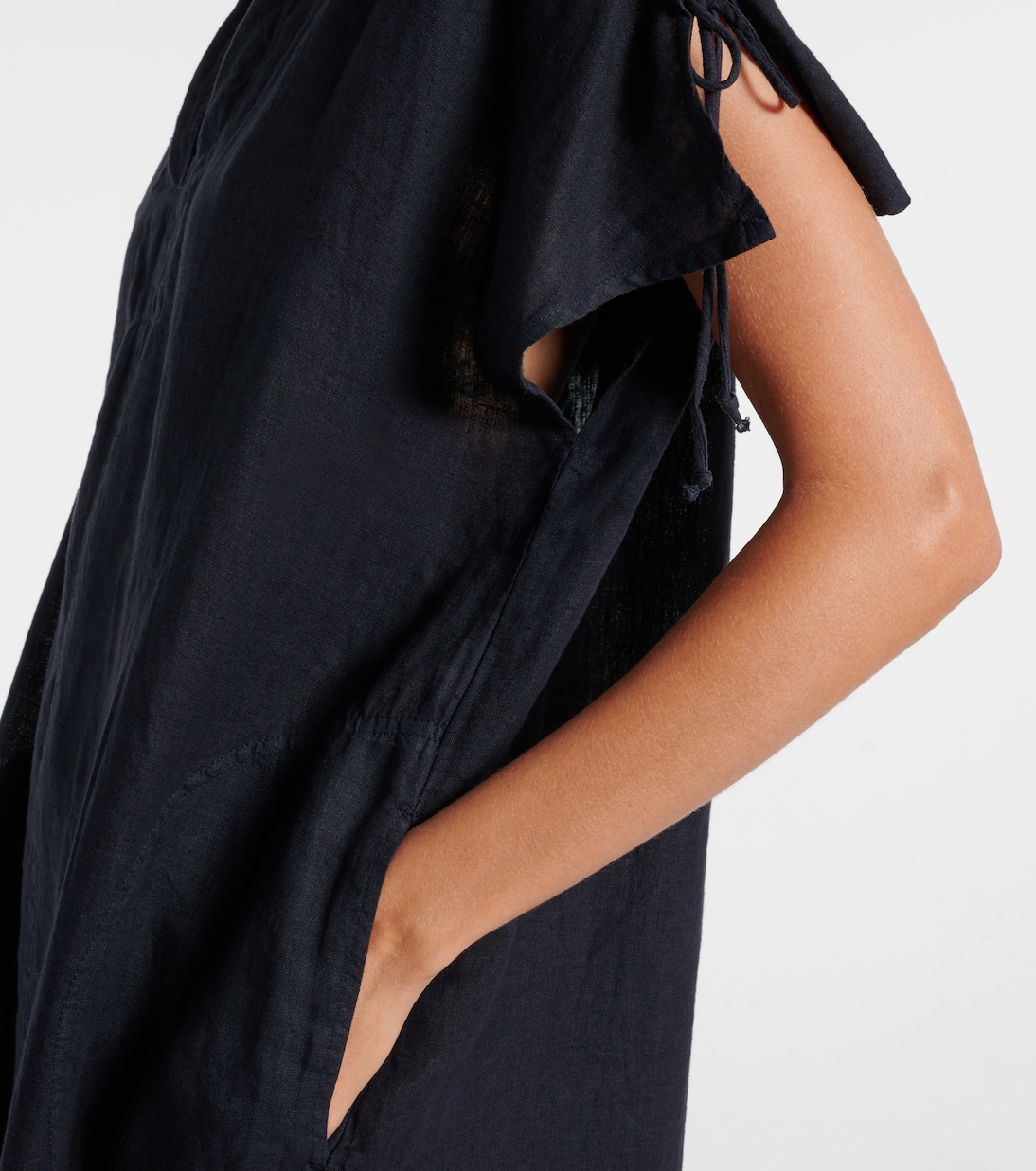 Midikleid Maeve aus Leinen | Velvet