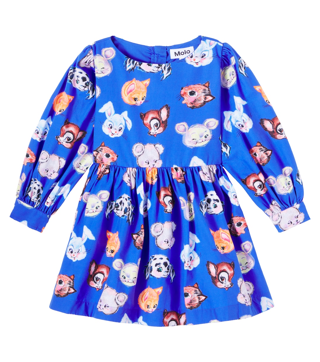 Cleo printed cotton poplin dress | Molo