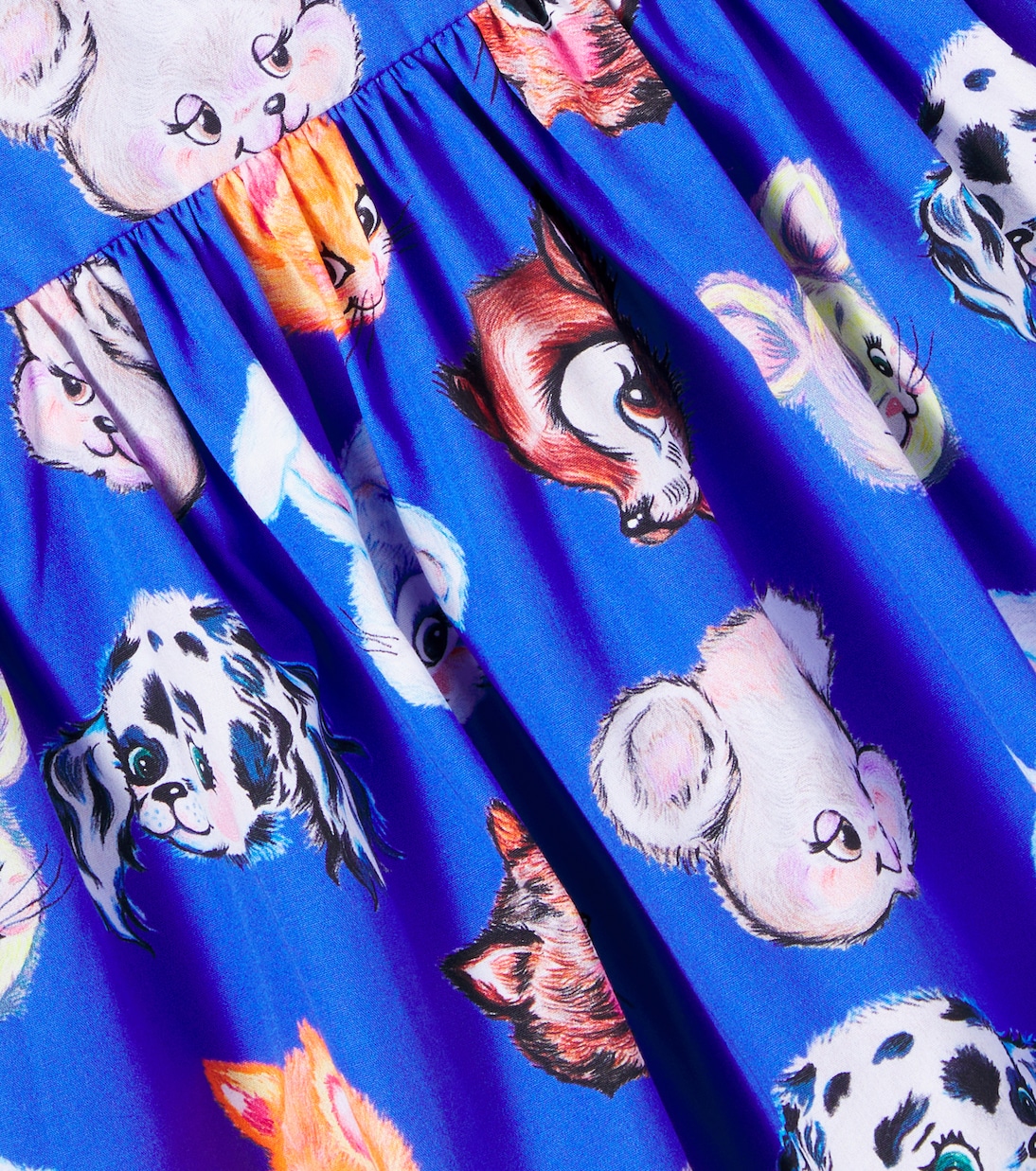 Cleo printed cotton poplin dress | Molo