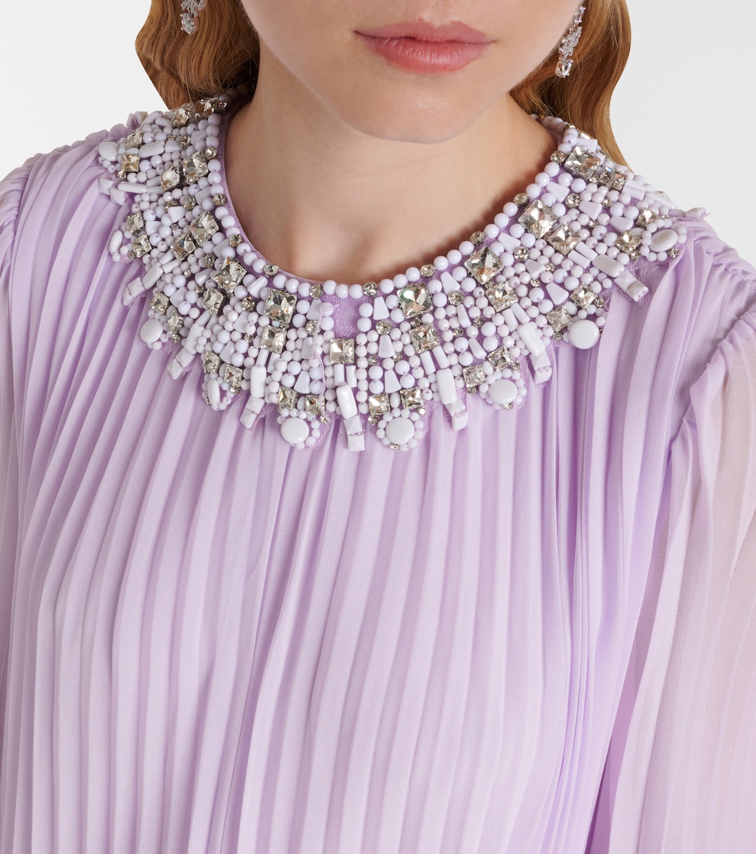 Robe longue à plumes | Self-Portrait