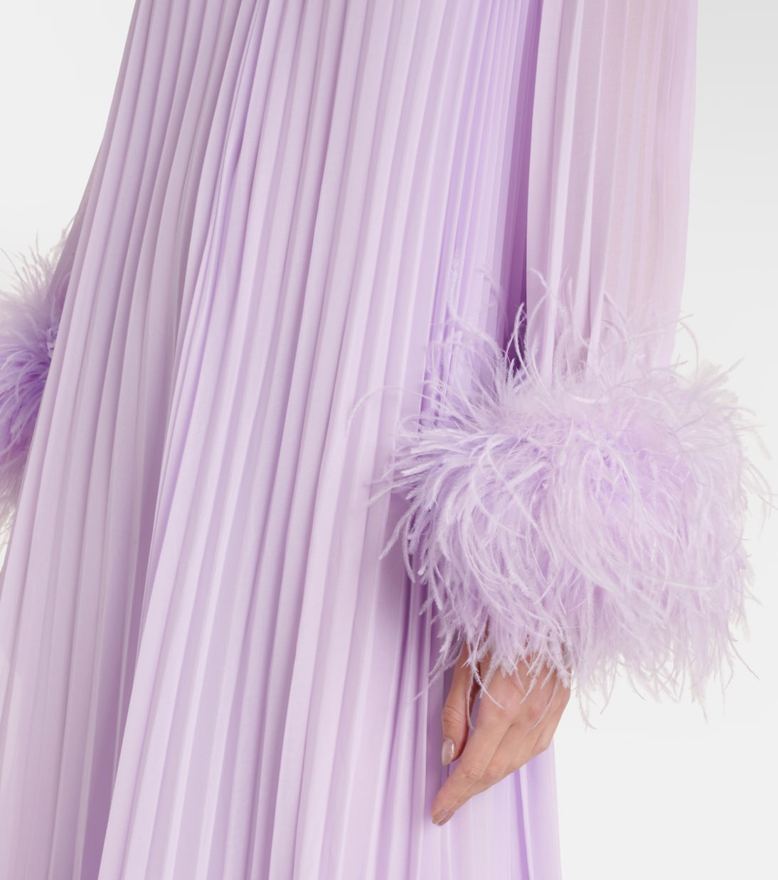 Robe longue à plumes | Self-Portrait