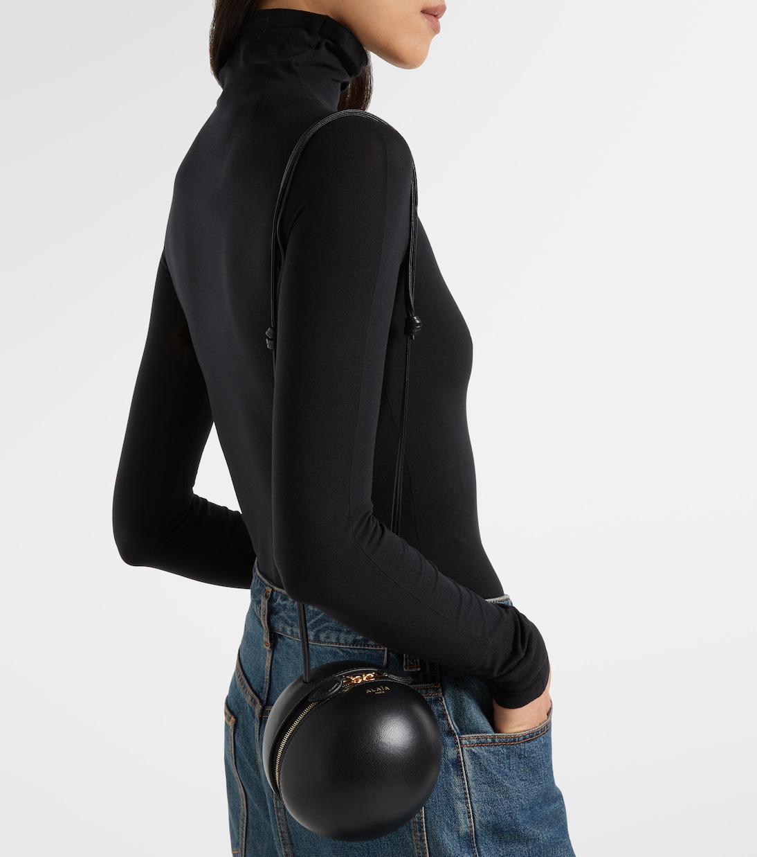 Sac Sphere Small en cuir | Alaïa
