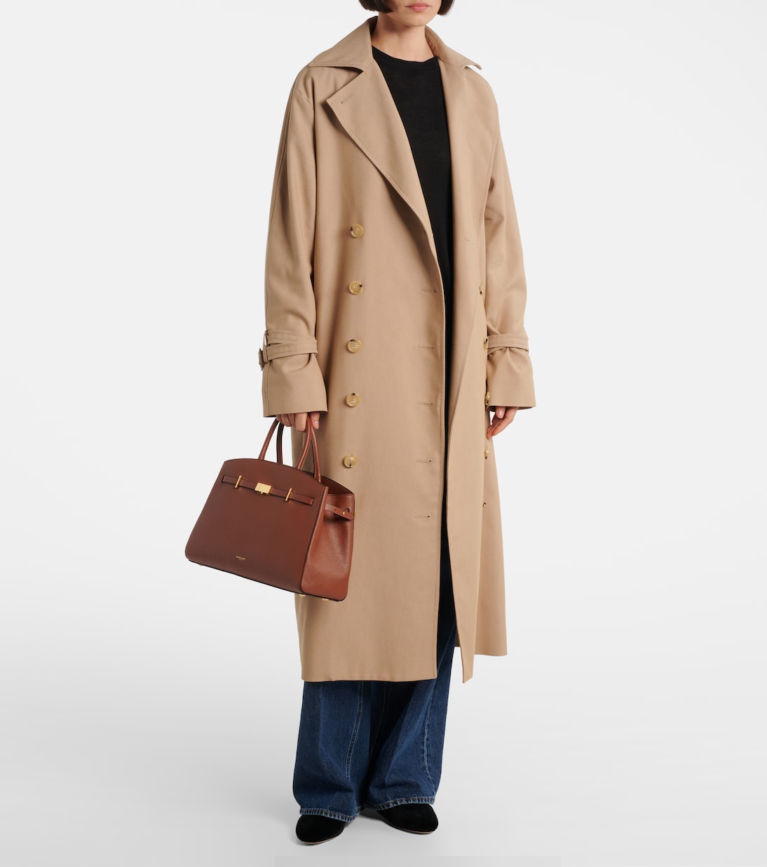 Hudson Midi leather tote bag | DeMellier
