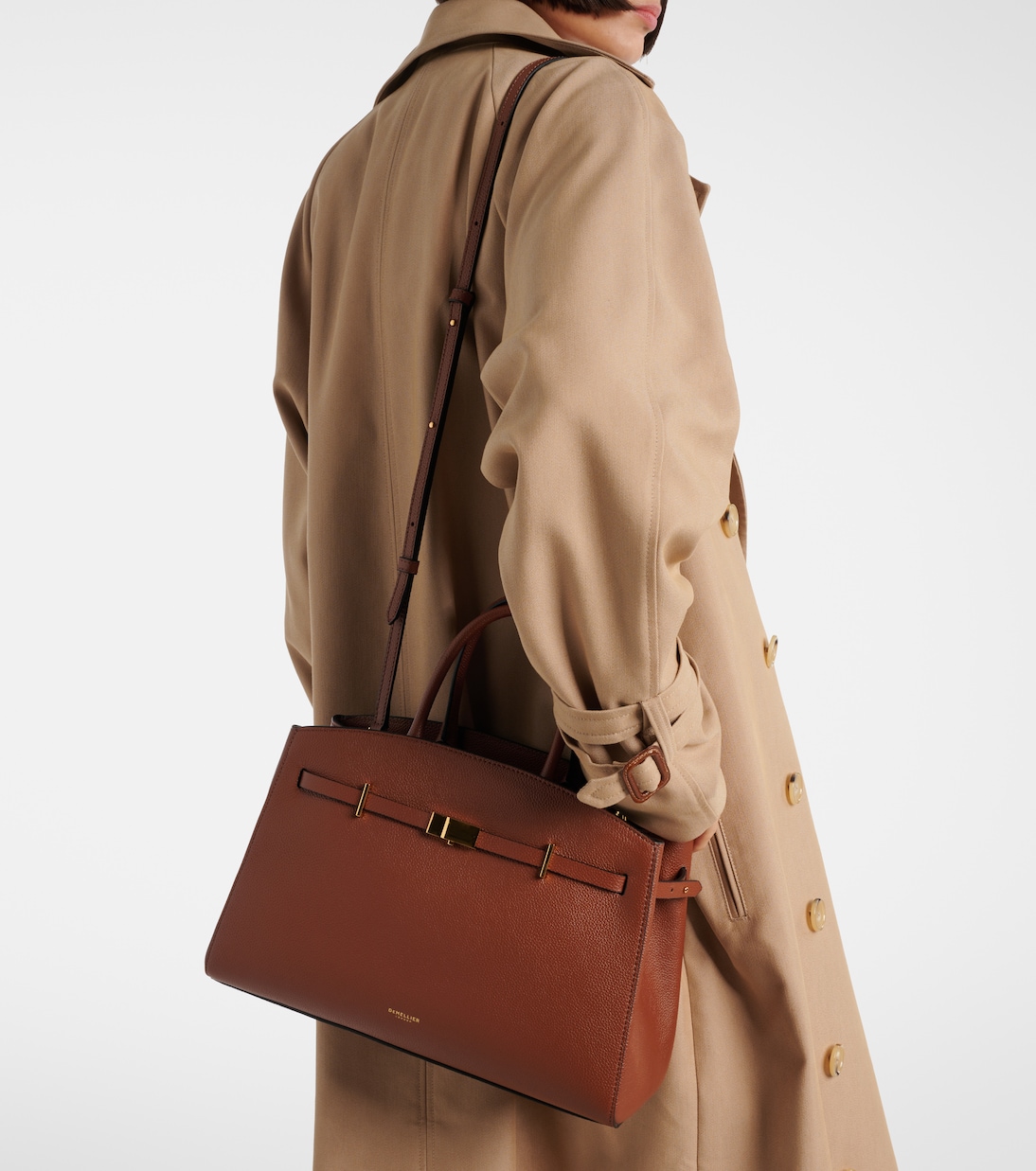 Hudson Midi leather tote bag | DeMellier