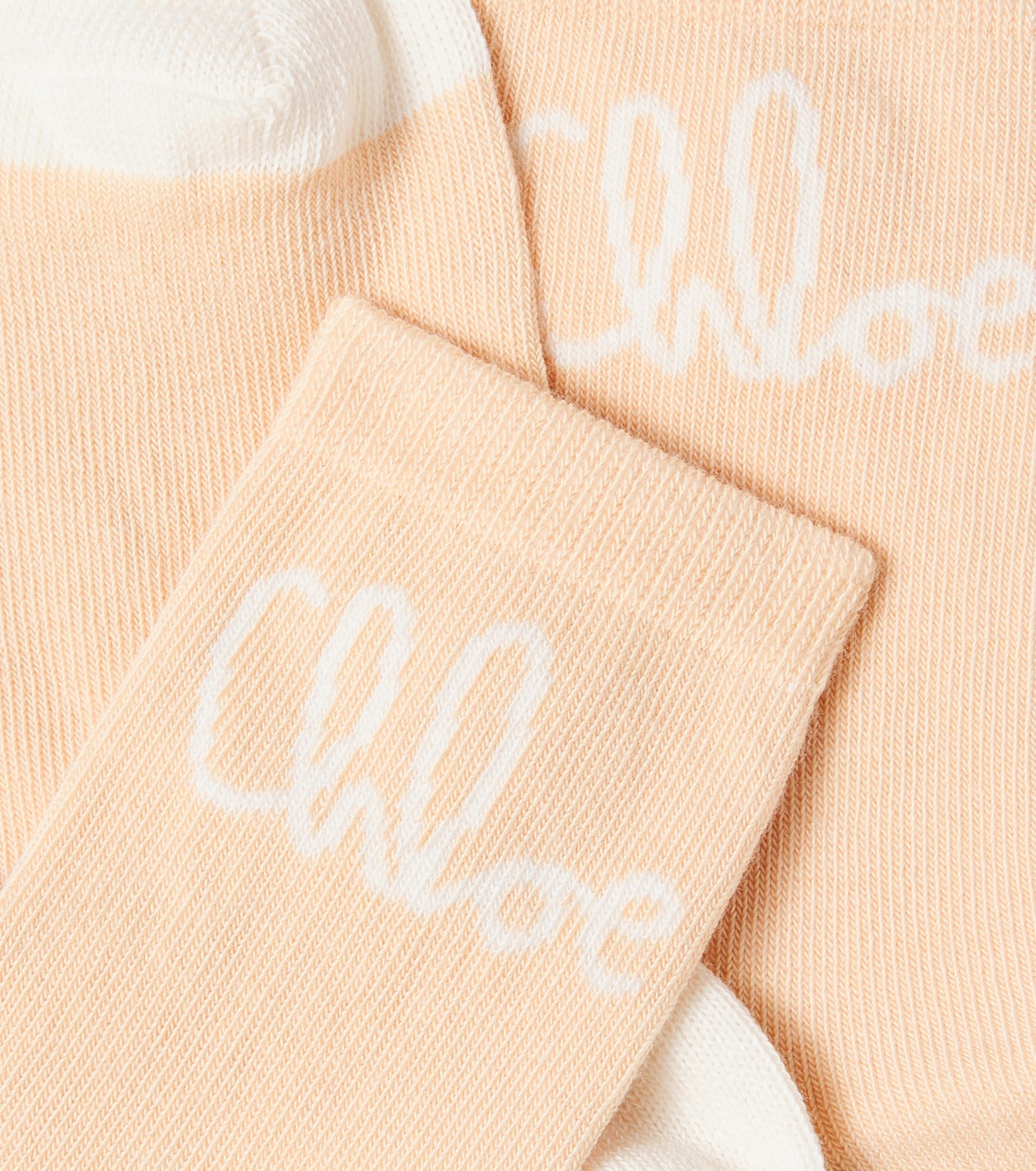 Logo cotton-blend socks | Chloé Kids