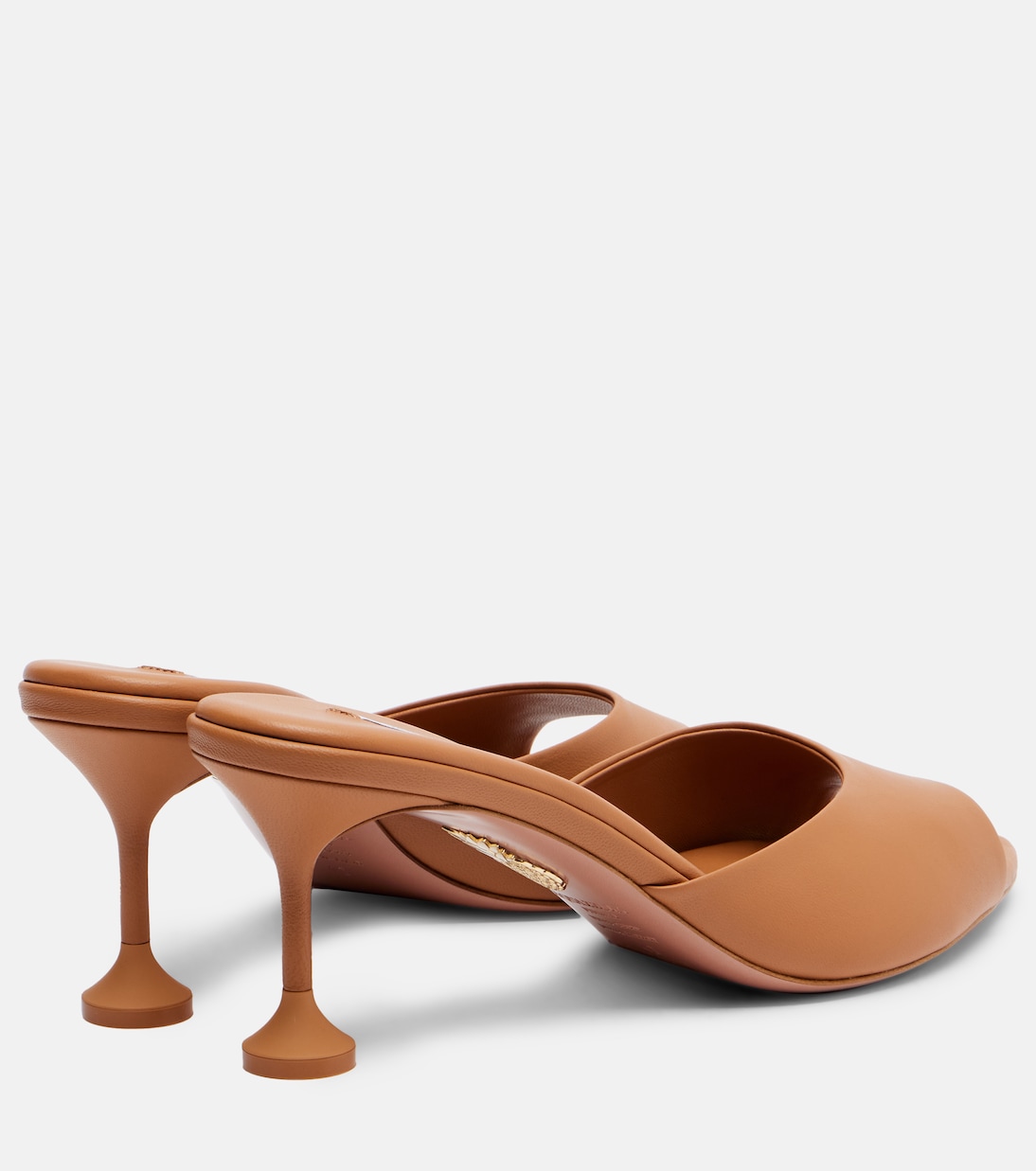 Bisous 65 leather mules | Aquazzura