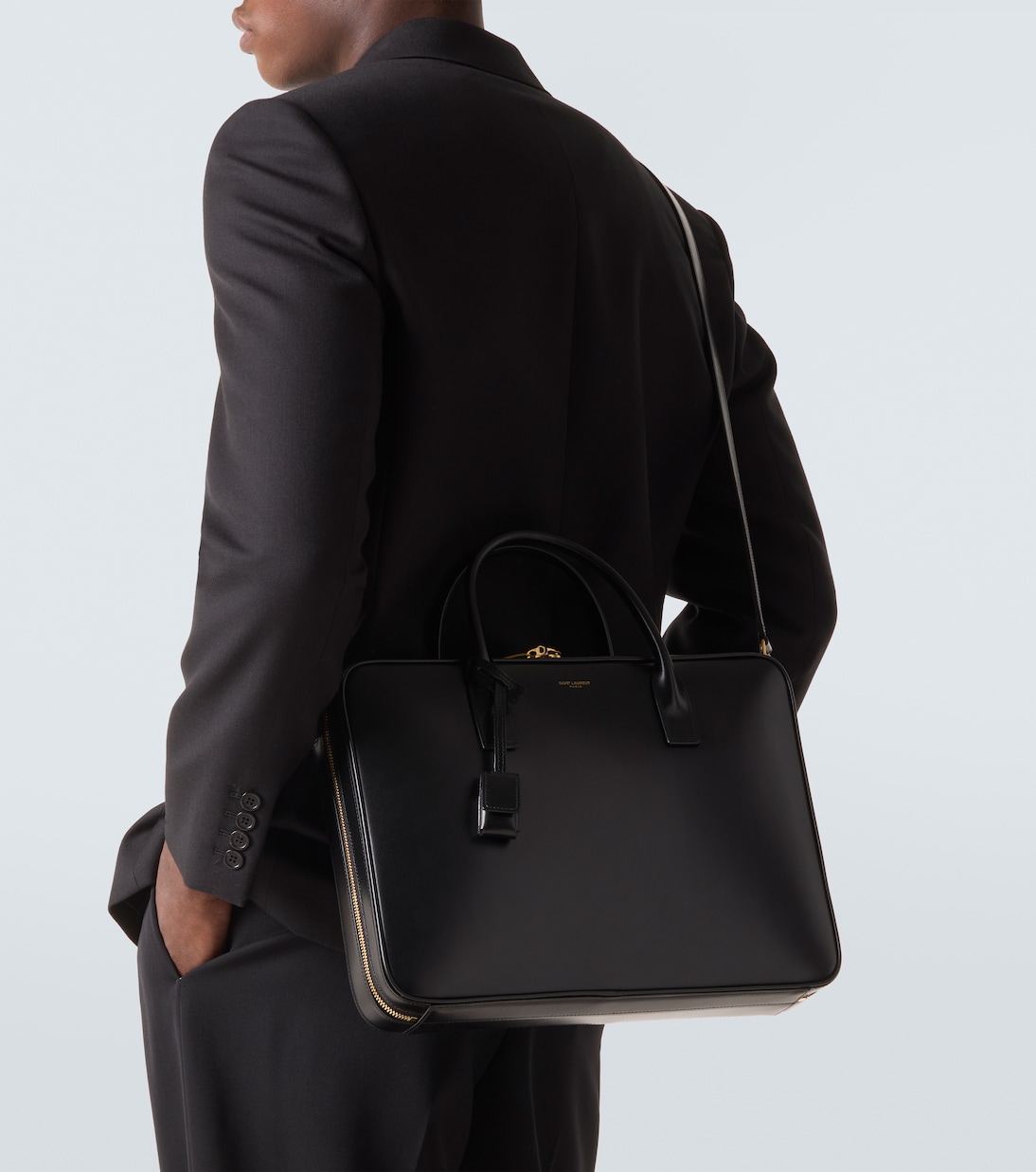 Leather briefcase  | Saint Laurent