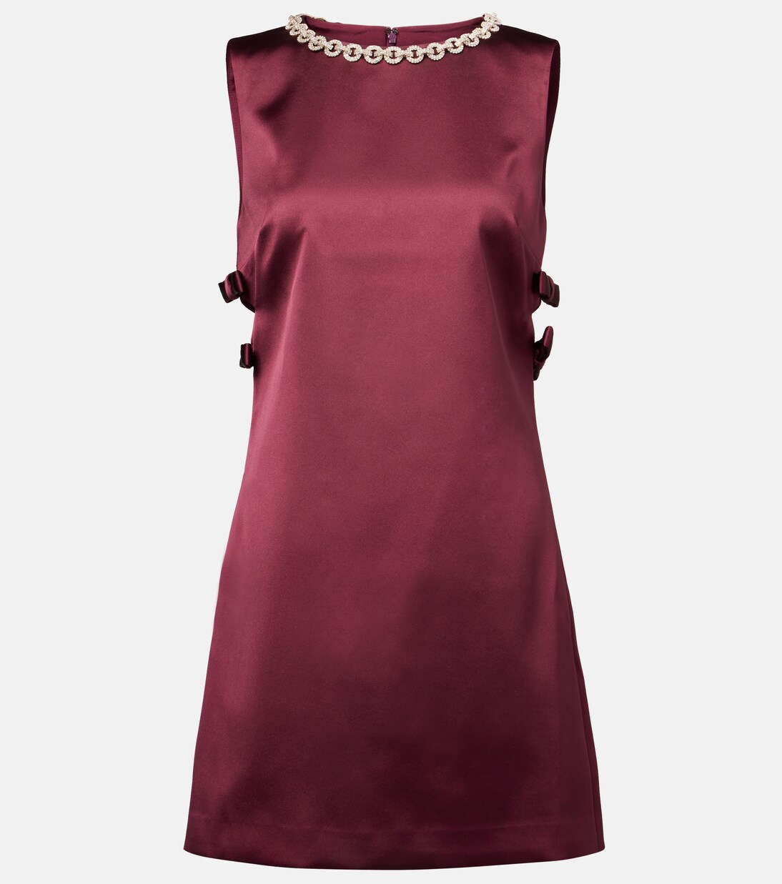 Robe en satin à ornements | Self-Portrait