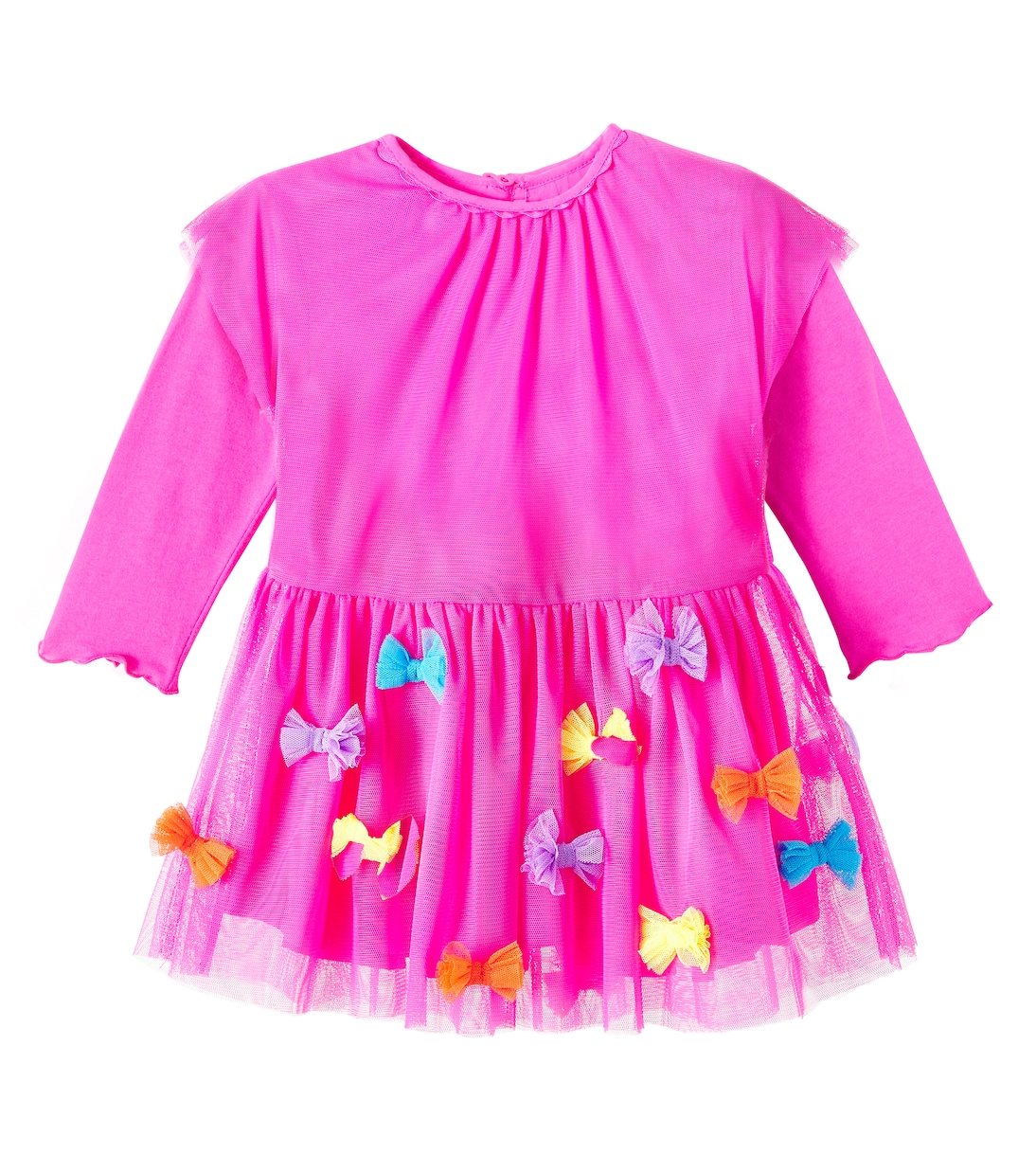 Baby bow-detail tulle dress | Stella McCartney Kids