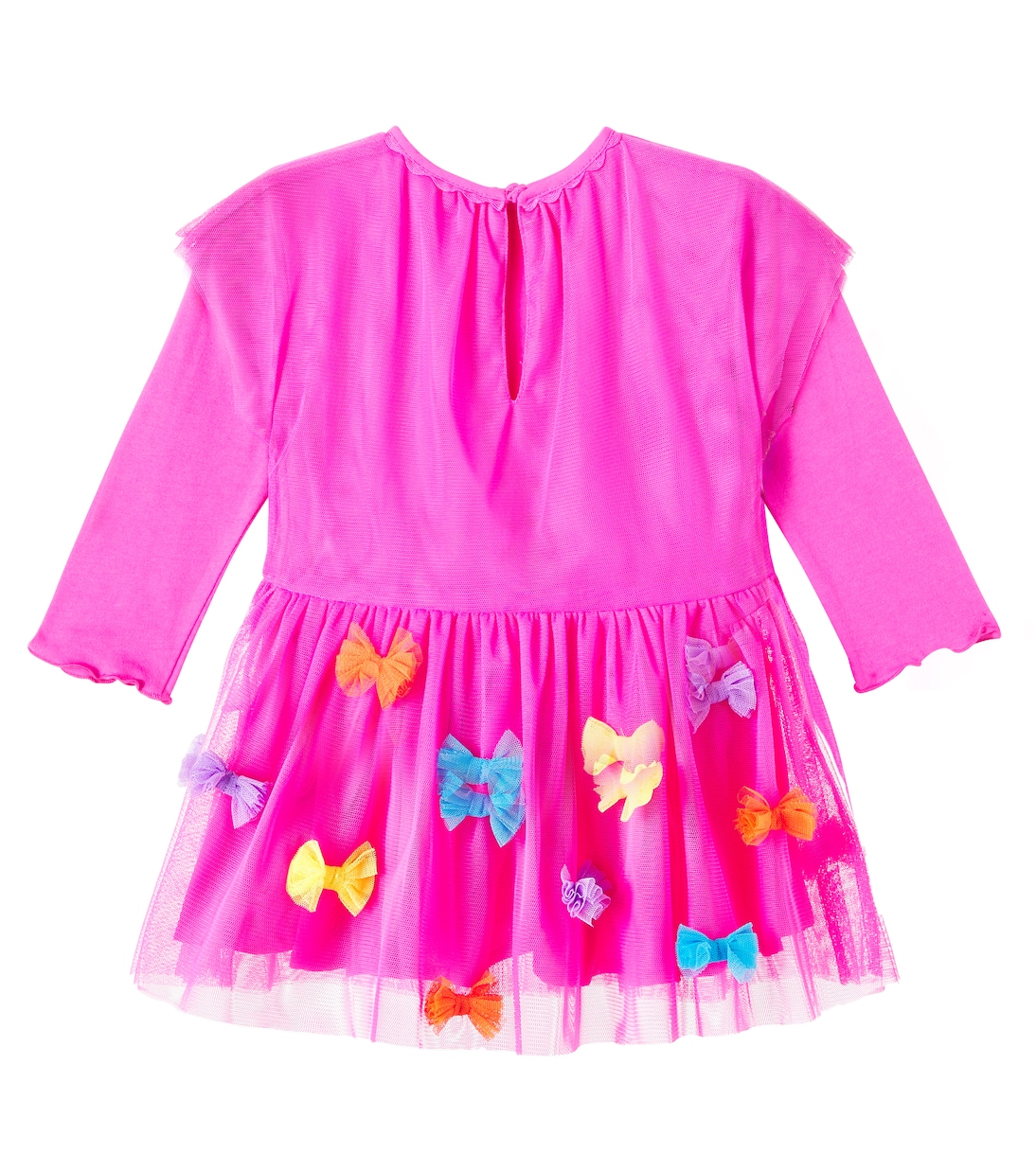 Baby bow-detail tulle dress | Stella McCartney Kids