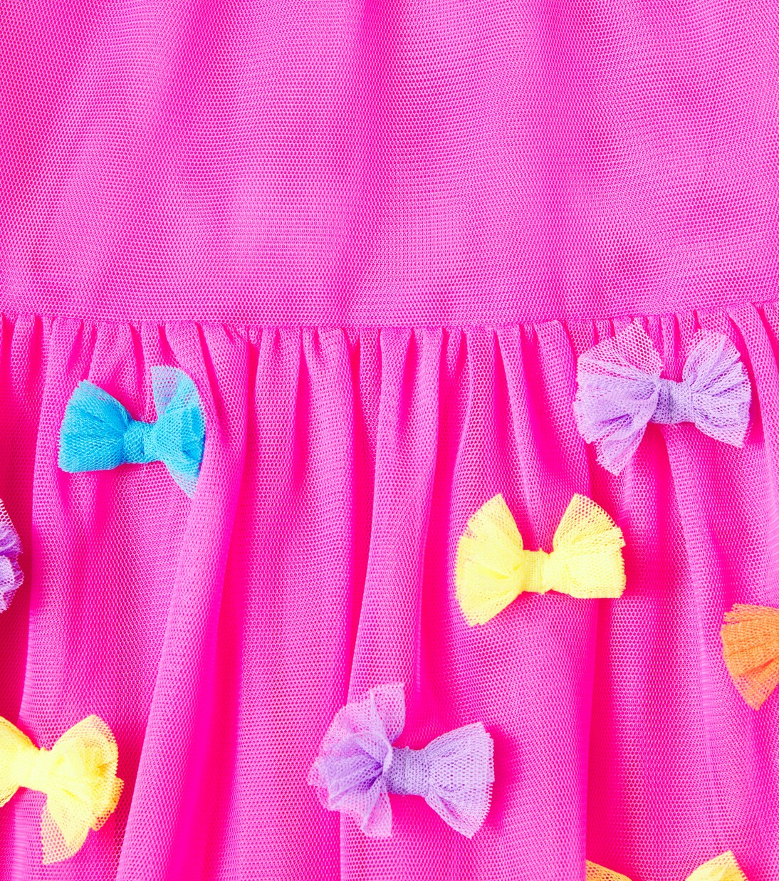 Baby bow-detail tulle dress | Stella McCartney Kids