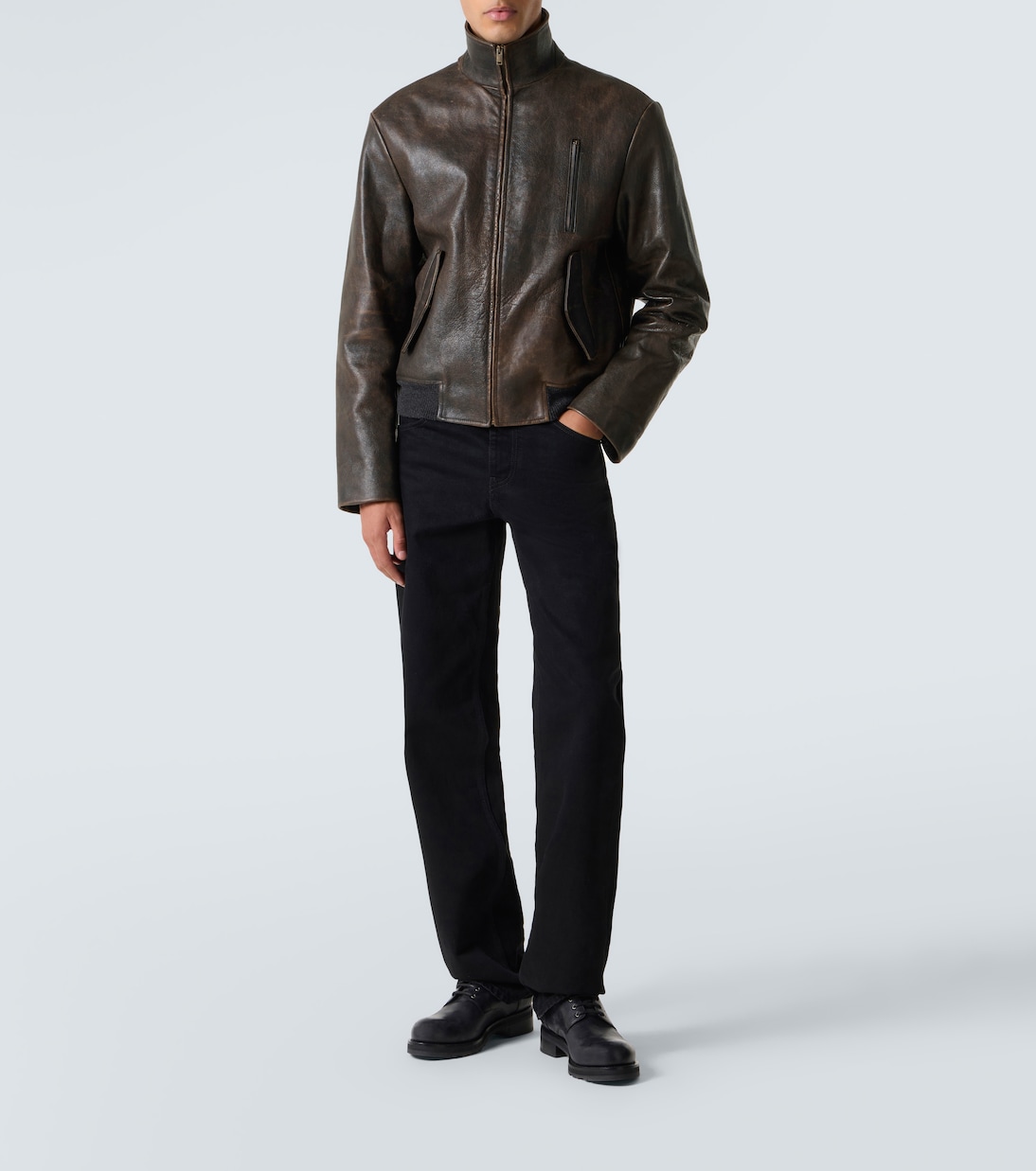 Akia leather jacket | The Row