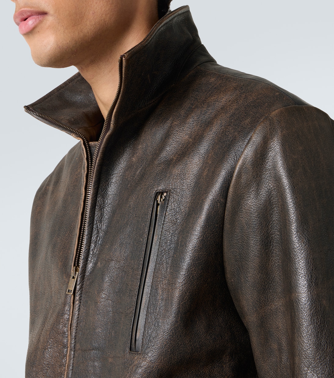 Akia leather jacket | The Row