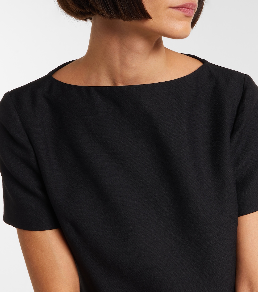 Crepe Couture ruffled minidress | Valentino