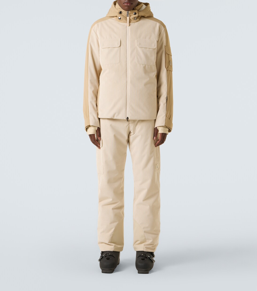 Corbin belted ribbed-knit ski pants | Bogner