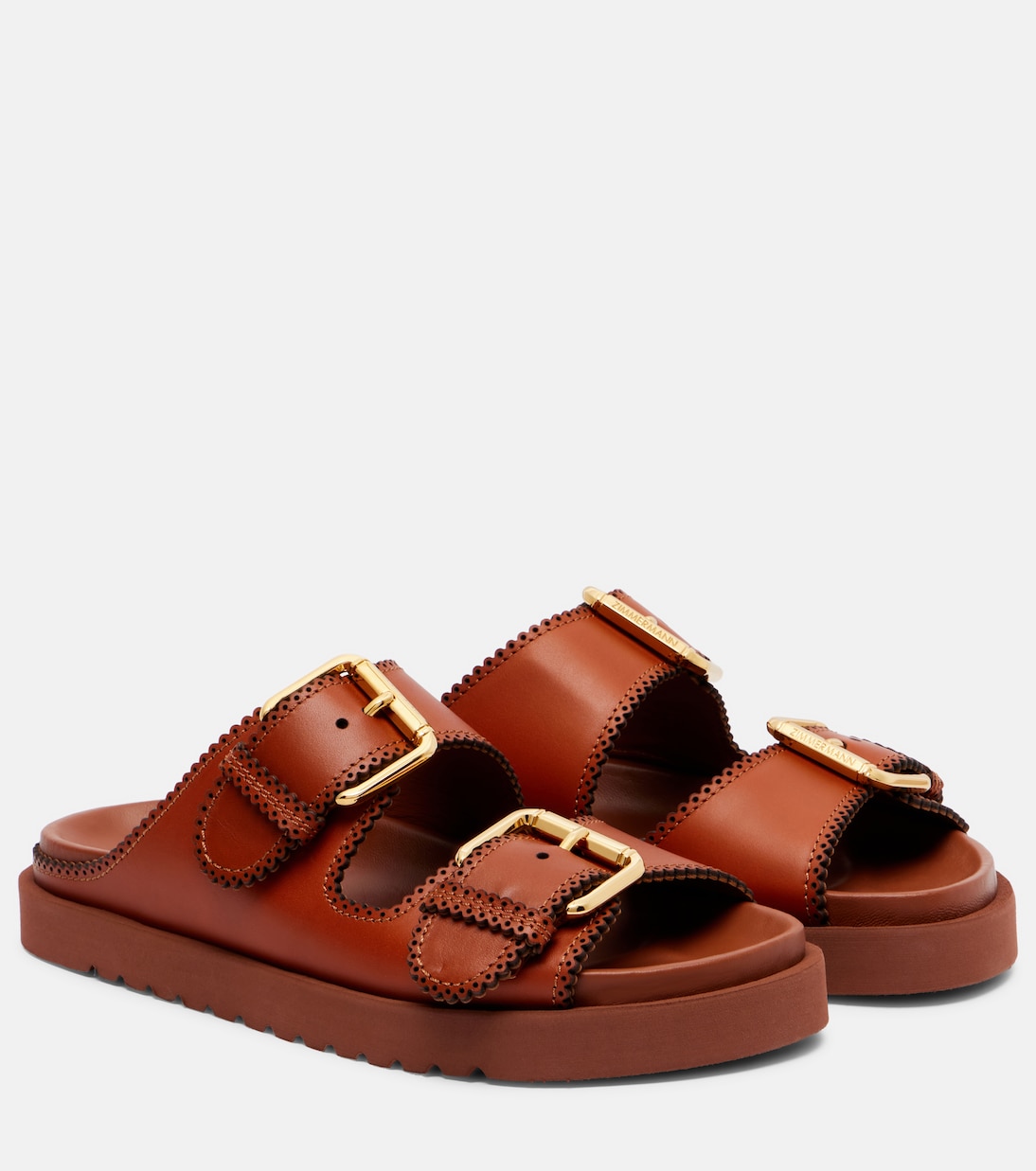 Goldie leather sandals | Zimmermann