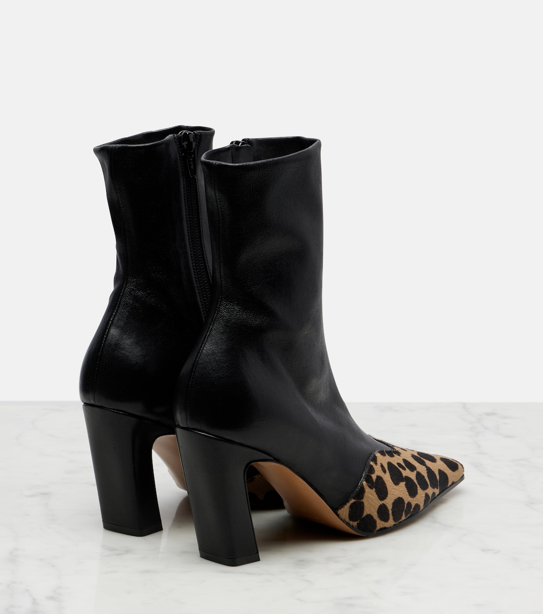 Nevada 85 leather ankle boots | Khaite