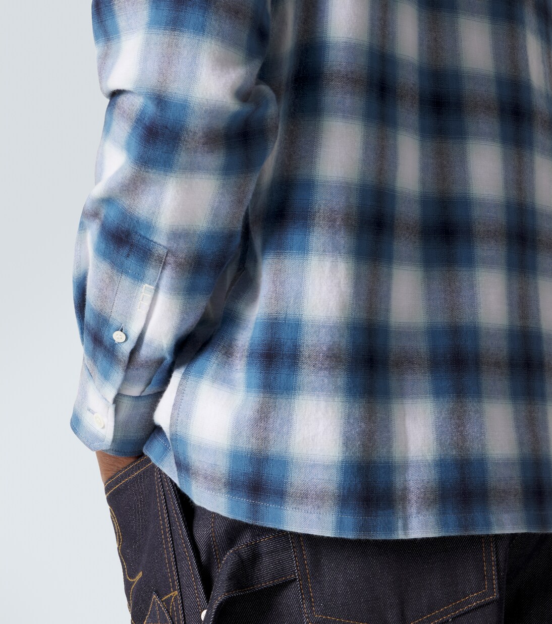Checked cotton flannel shirt  | JW Anderson