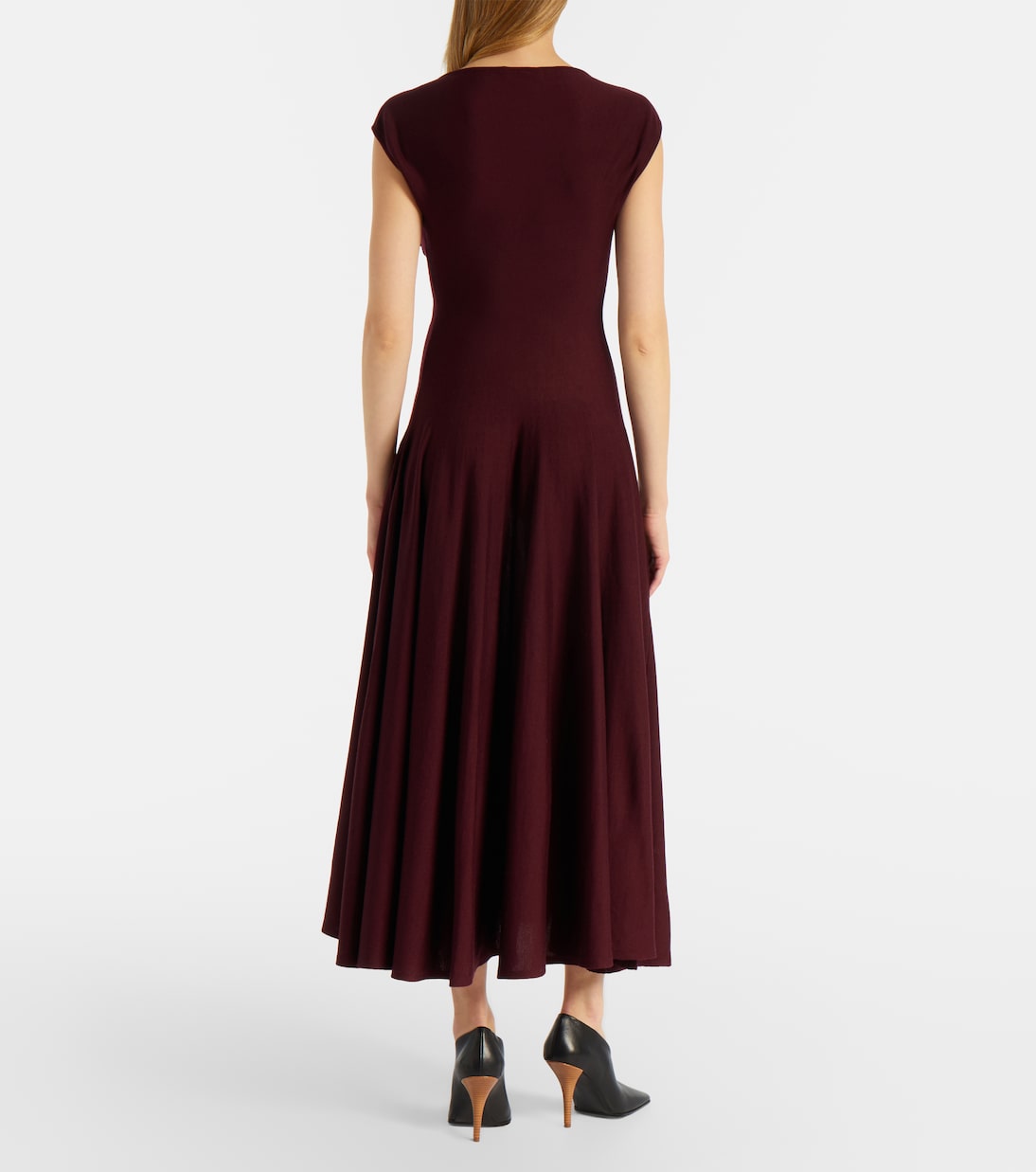 Virgin wool midi dress | Alaïa