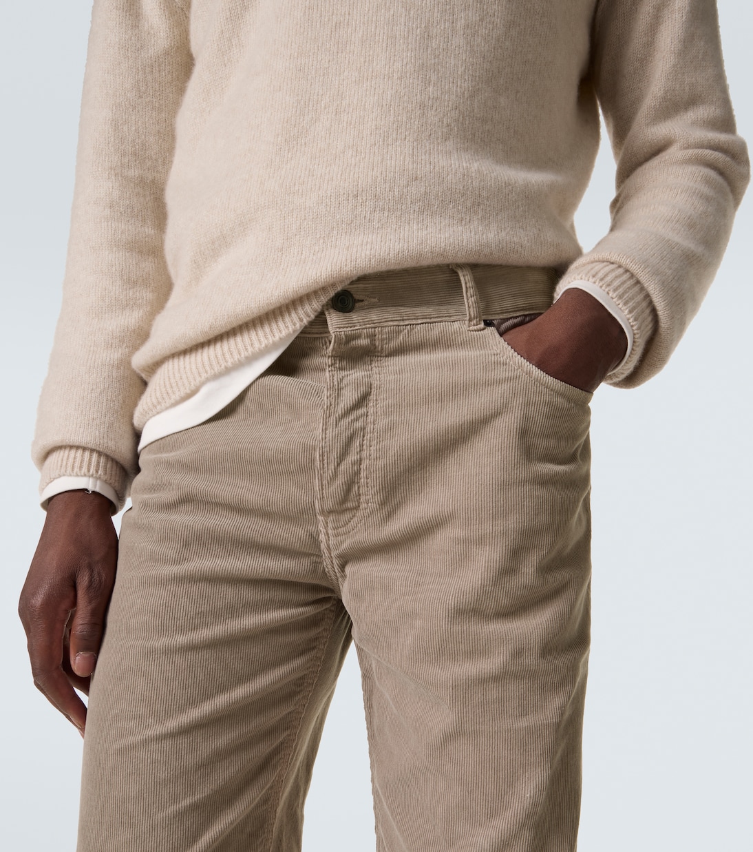 Rossen cotton corduroy straight pants | The Row