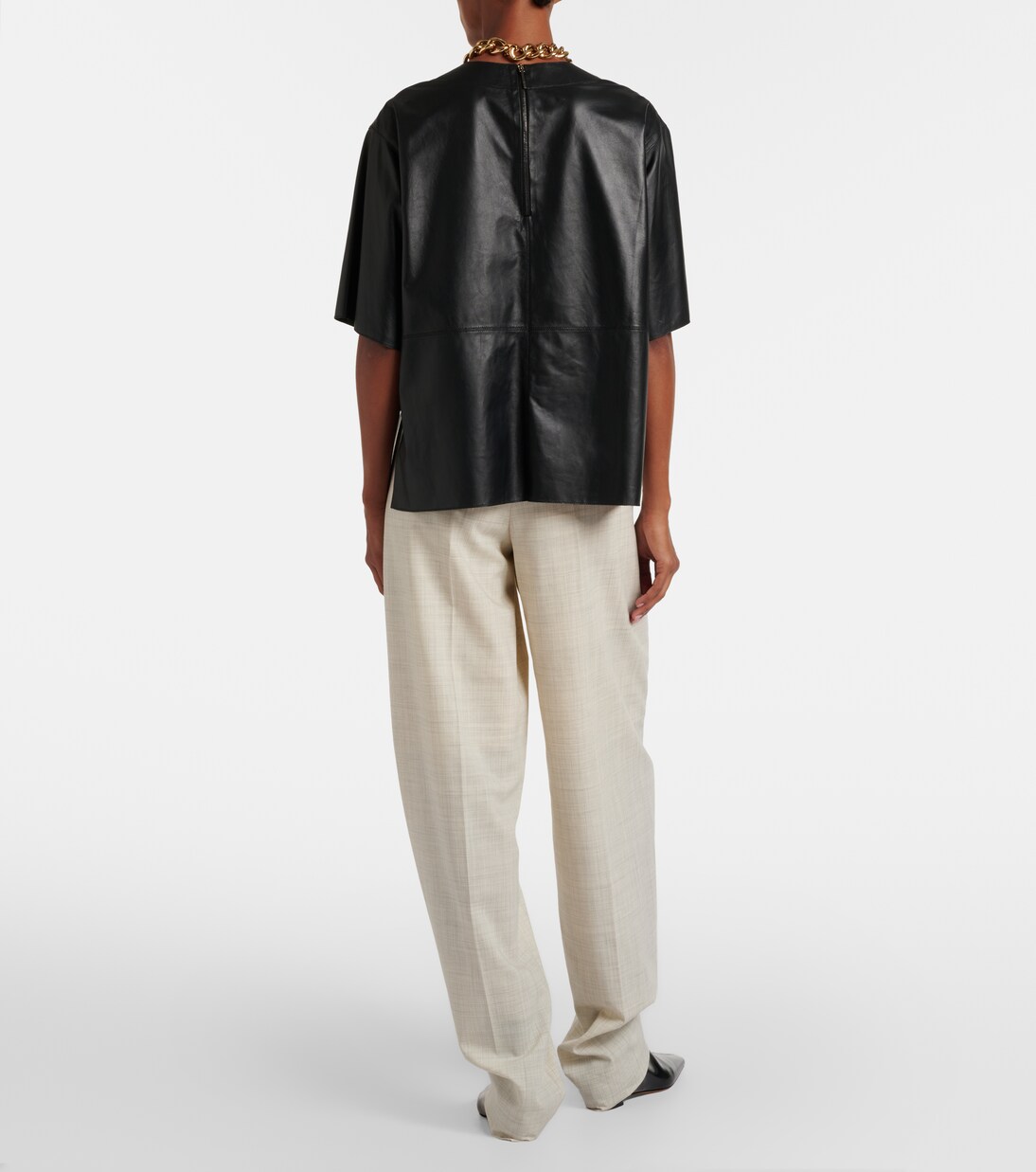 Tanjic leather top | Joseph