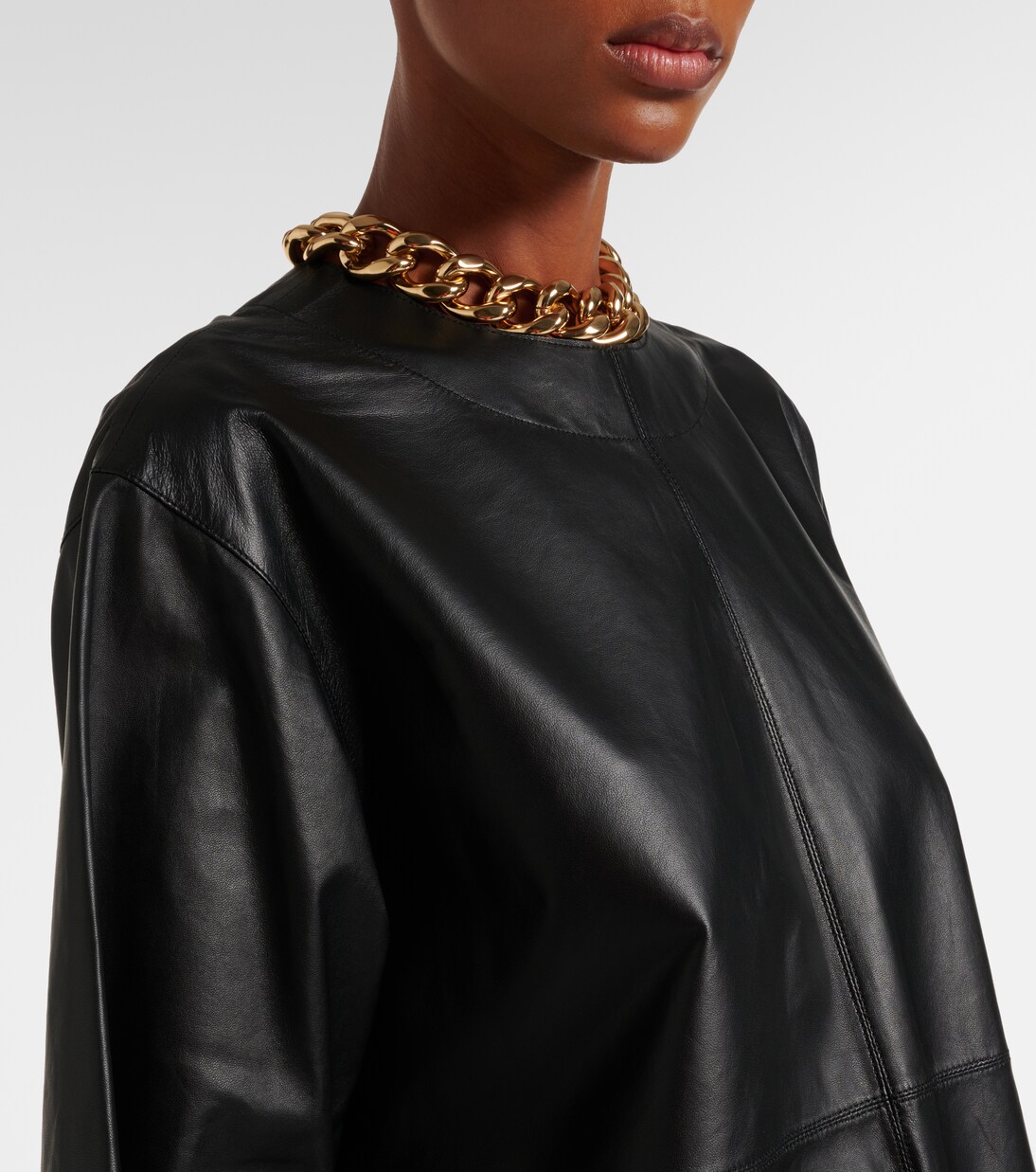 Tanjic leather top | Joseph