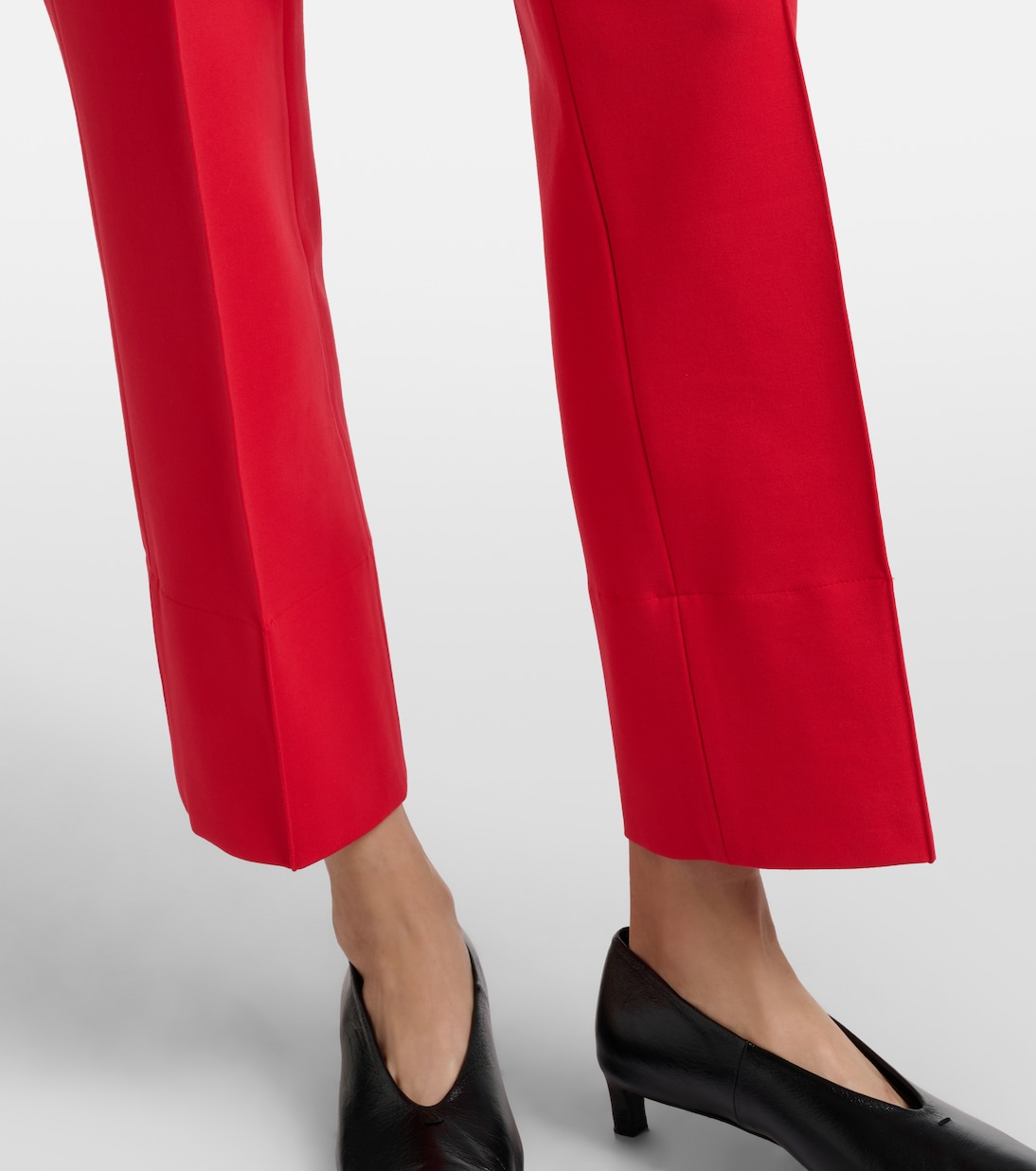 Cropped mid-rise slim pants | Dorothee Schumacher
