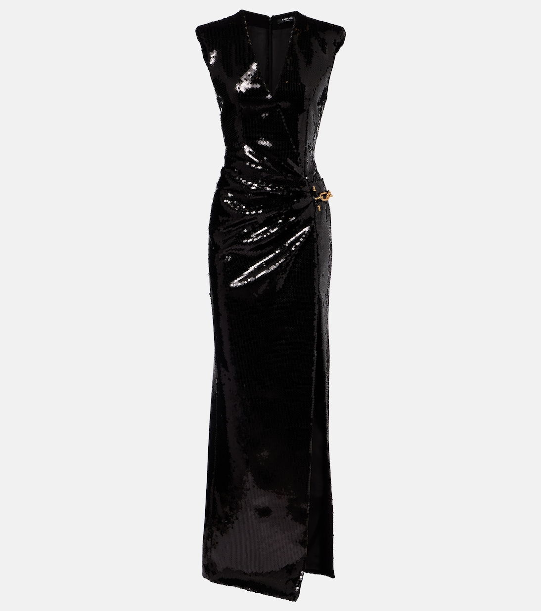 Chain-detail sequined gown | Balmain
