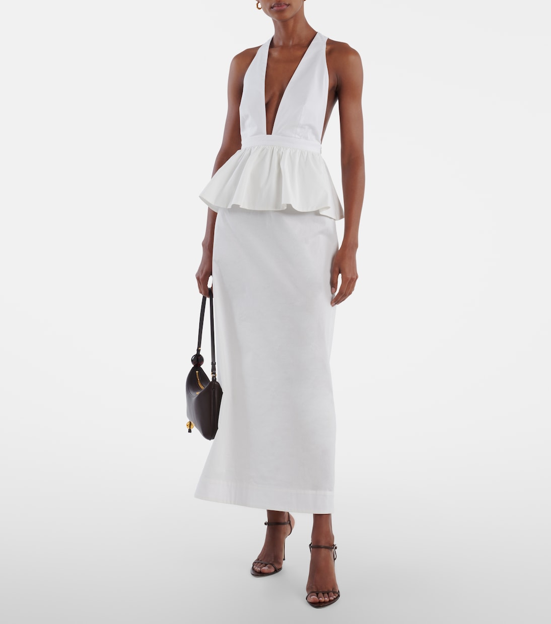 Maxikleid aus Baumwolle | Adriana Degreas