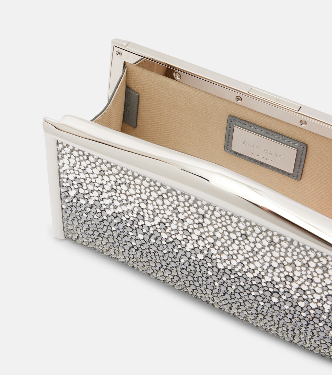 Jolie Swarovski®-embellished suede clutch | Elie Saab