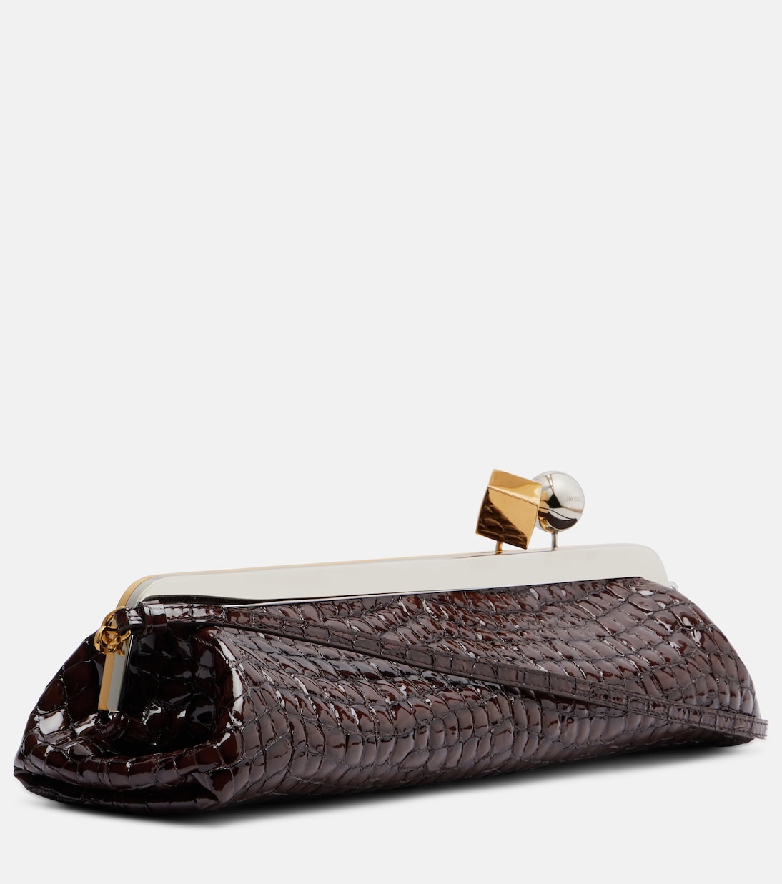 Salon croc-effect leather shoulder bag | Jacquemus