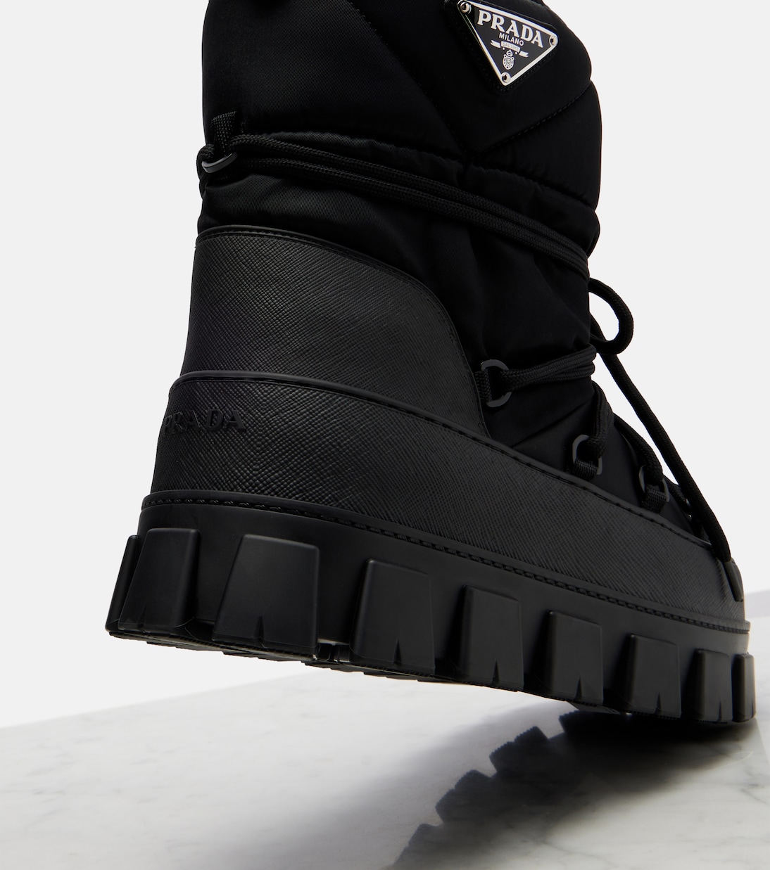 Schneestiefel aus Re-Nylon | Prada