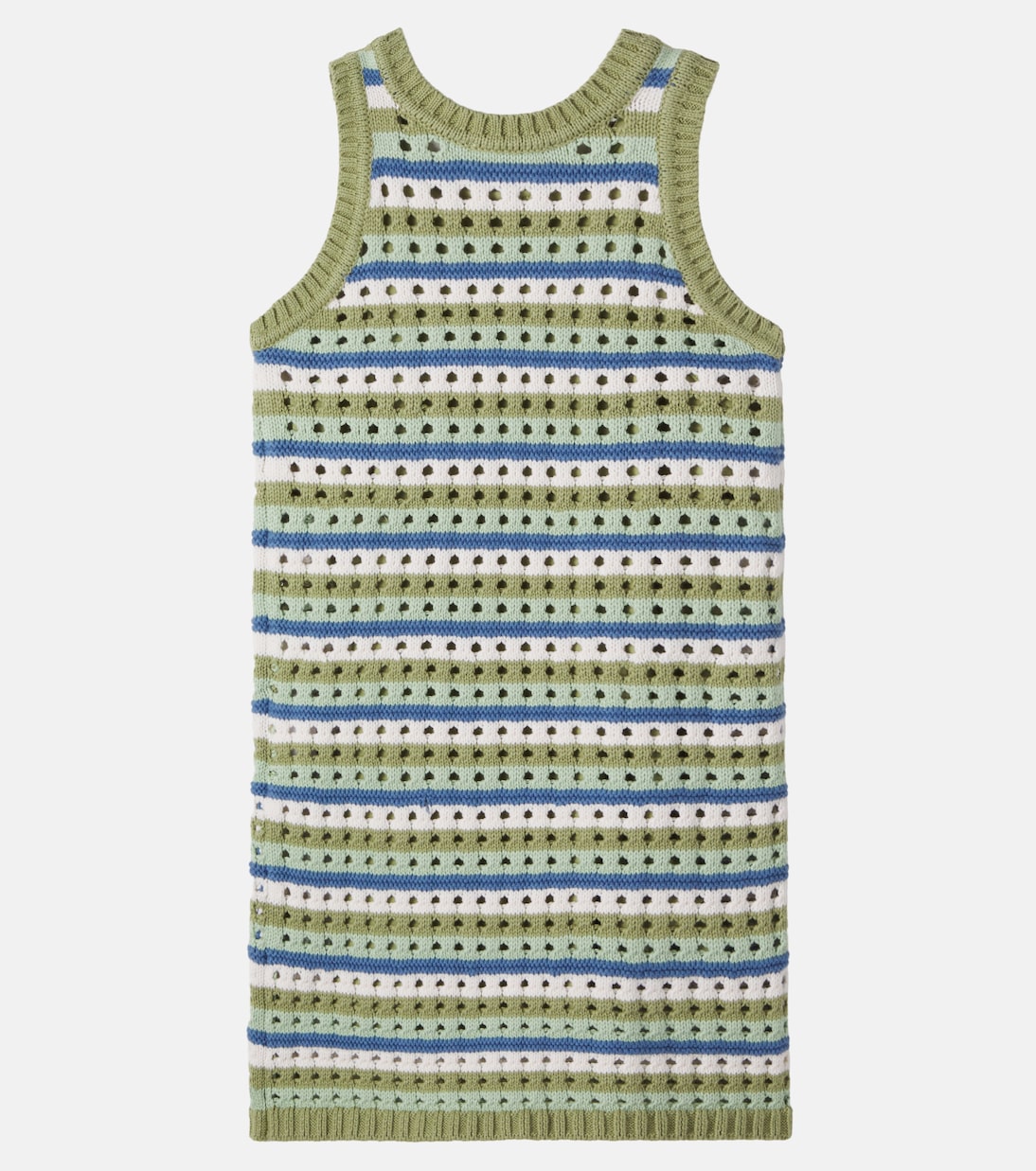 Embroidered crochet cotton dress | Stella McCartney Kids